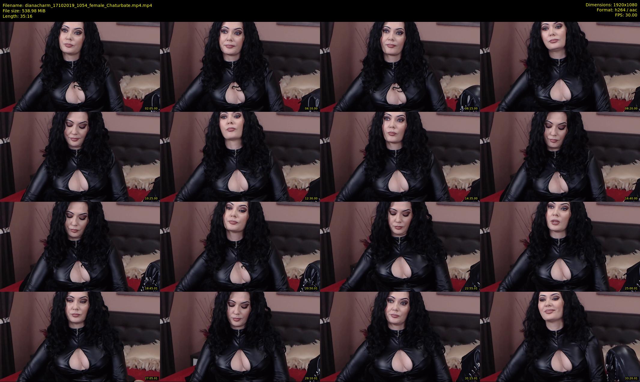 dianacharm — 36 minute Chaturbate female cam show recording, 1080p, Oct 17, 2019