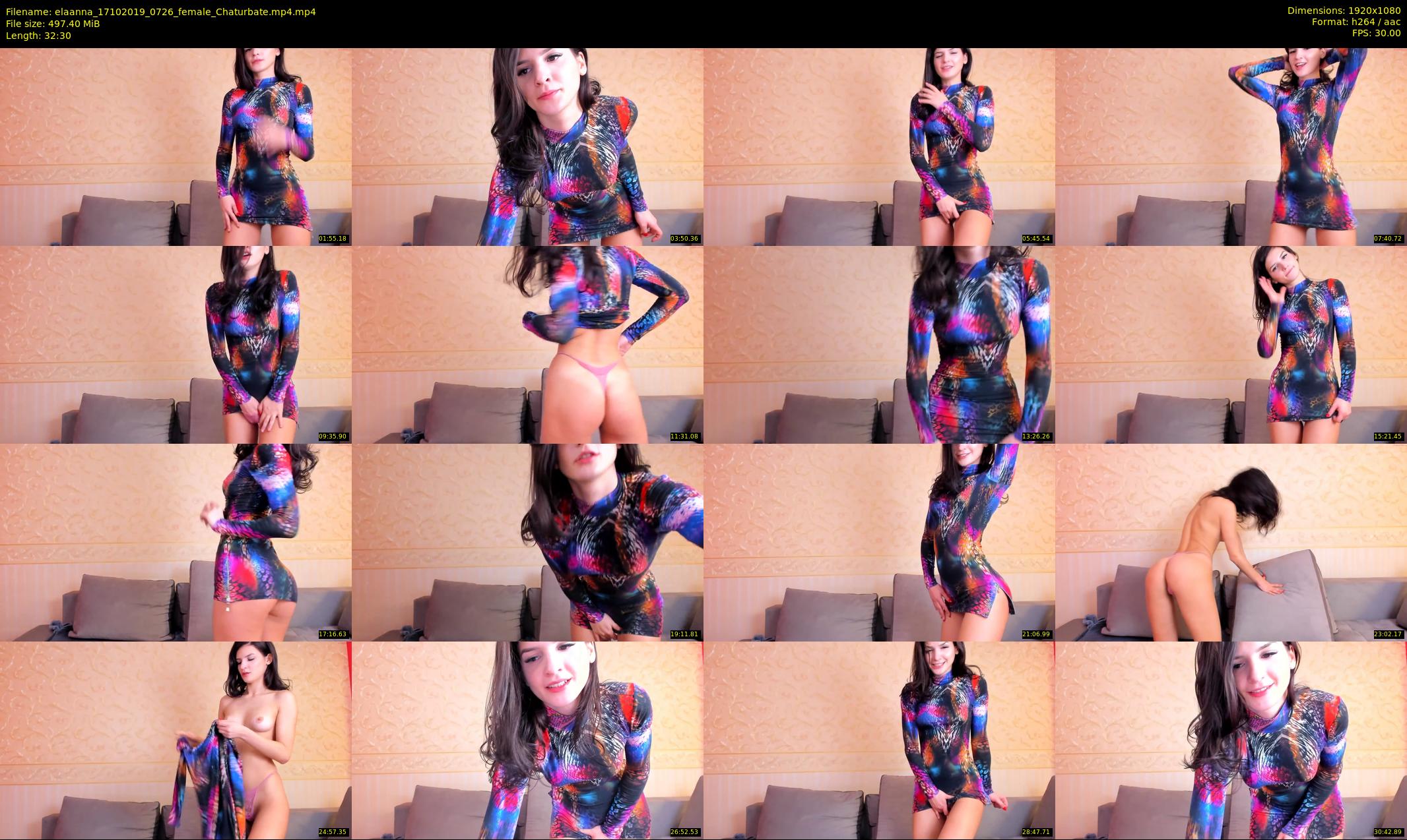 elaanna — 33 minute Chaturbate female cam show recording, 1080p, Oct 17, 2019