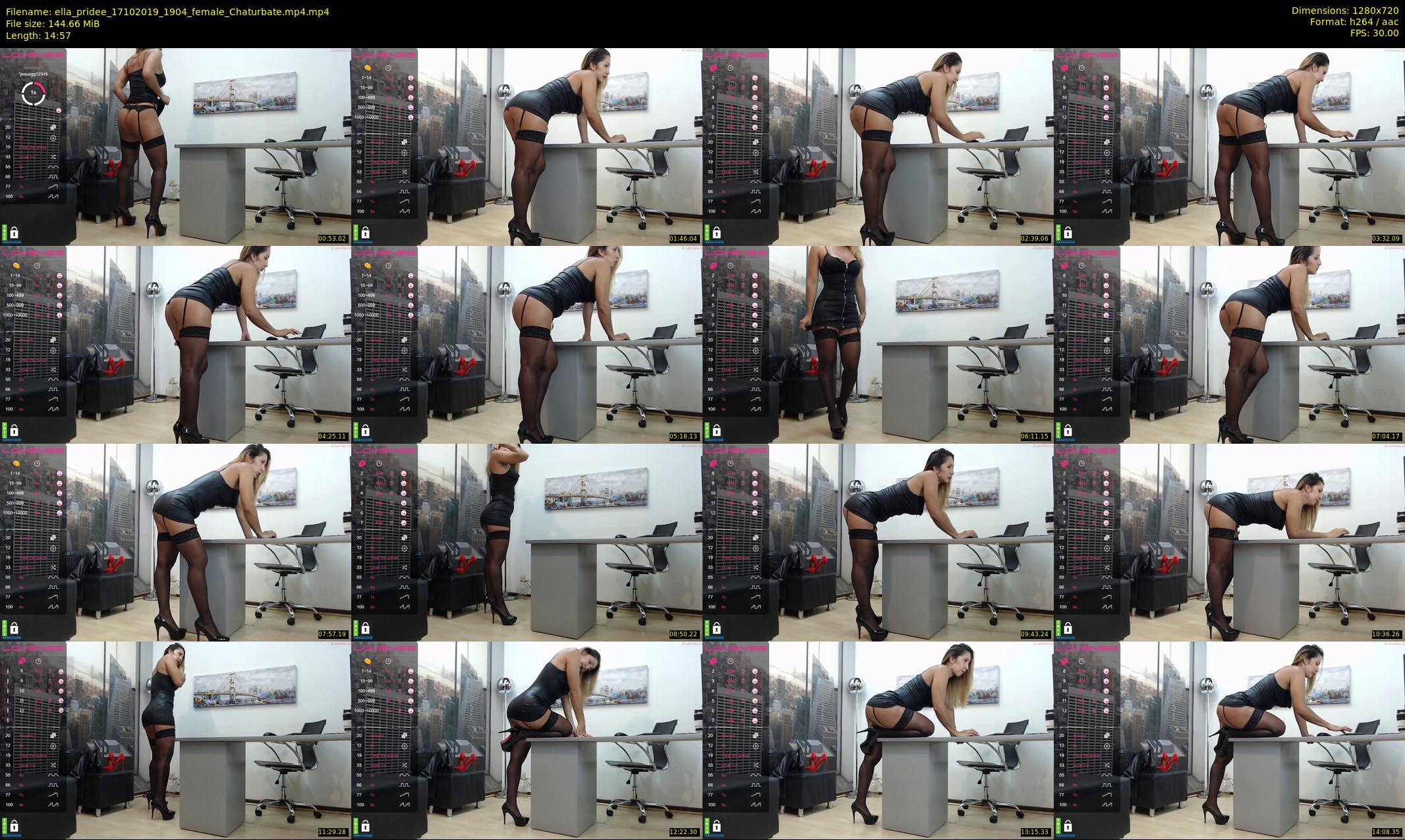 ella_pridee — 15 minute Chaturbate female cam show recording, 720p, Oct 17, 2019