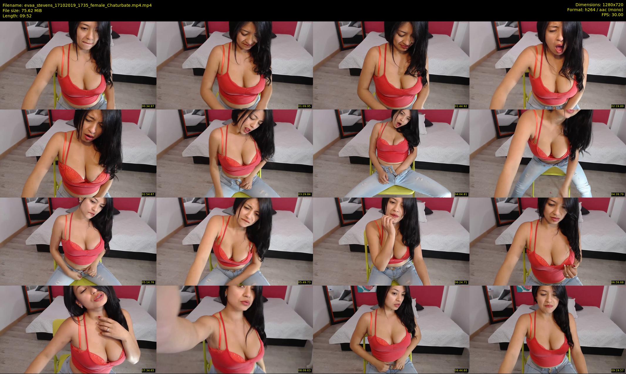 evaa_stevens — 10 minute Chaturbate female cam show recording, 720p, Oct 17, 2019