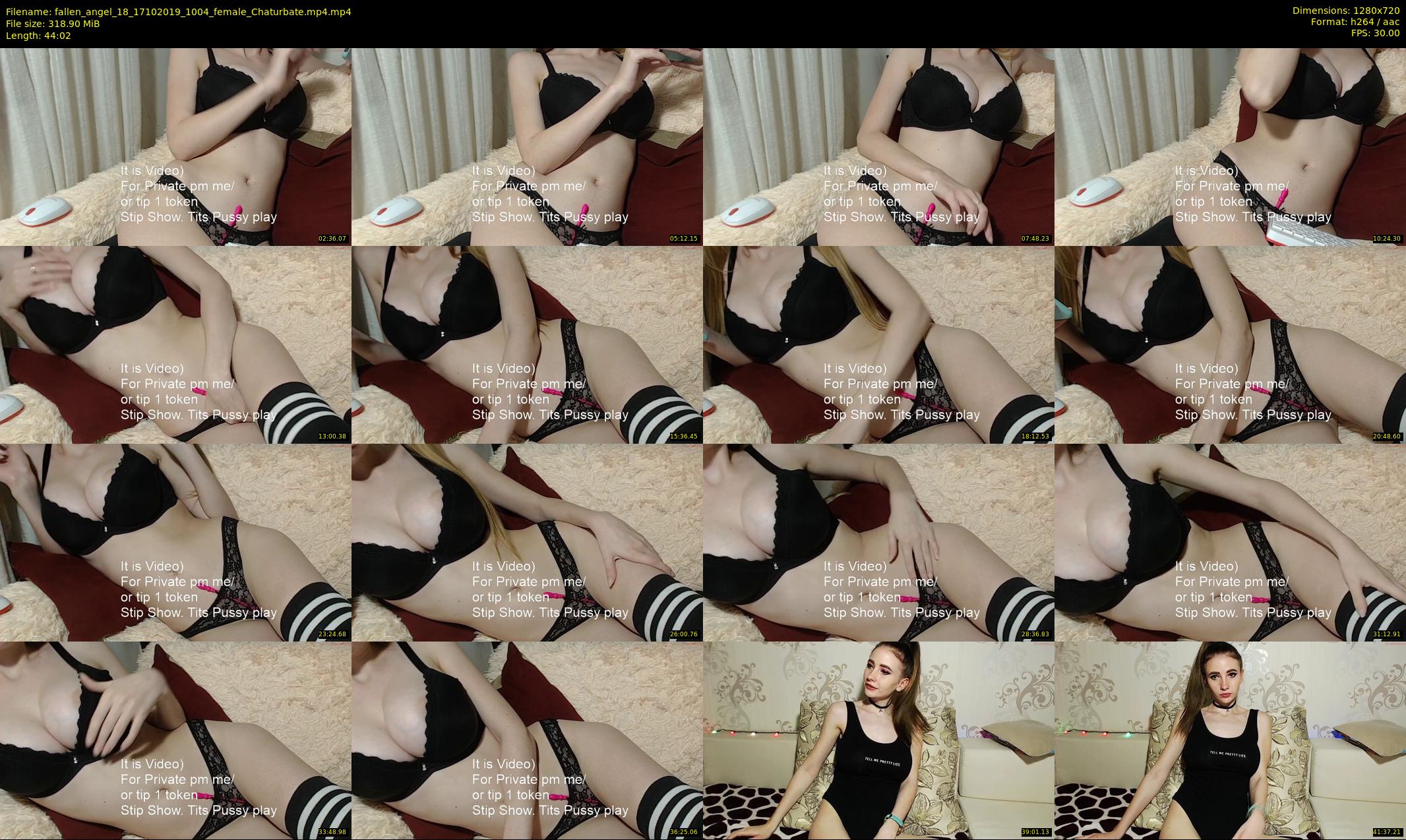 fallen_angel_18 — 45 minute Chaturbate female cam show recording, 720p, Oct 17, 2019