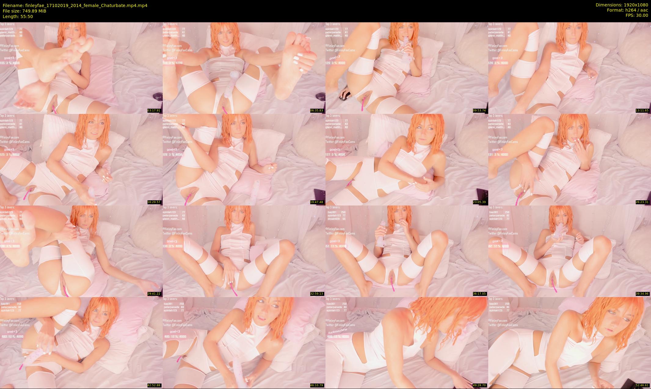 finleyfae — 56 minute Chaturbate female cam show recording, 1080p, Oct 17, 2019