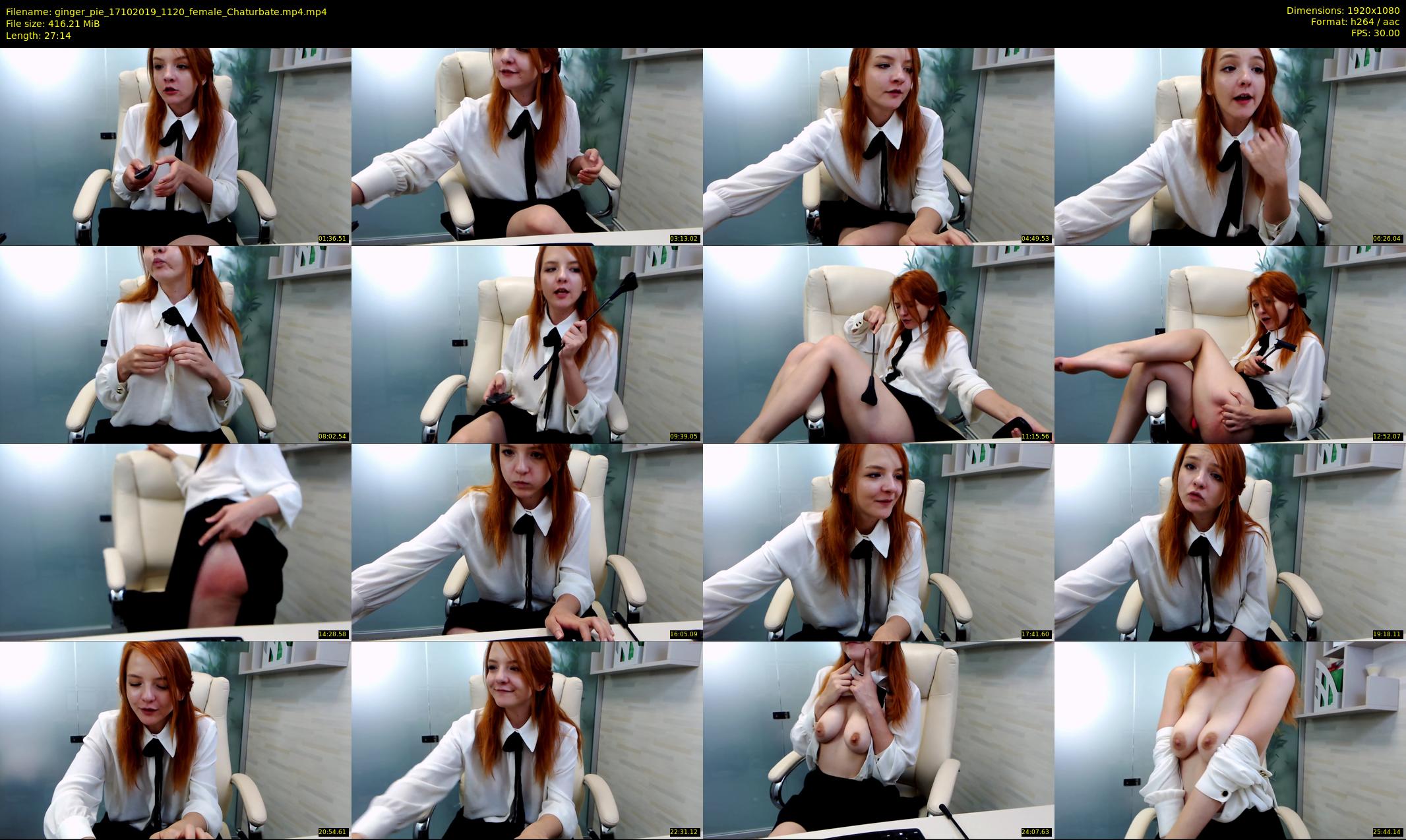 ginger_pie — 28 minute Chaturbate female cam show recording, 1080p, Oct 17, 2019