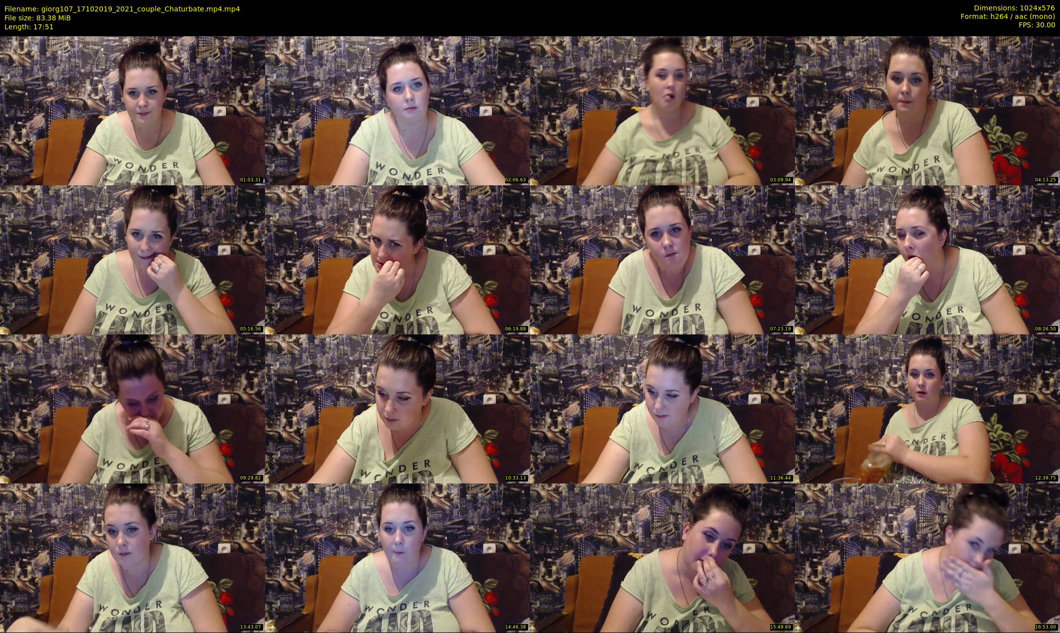 giorg107 — 18 minute Chaturbate couple cam show recording, 480p, Oct 17, 2019