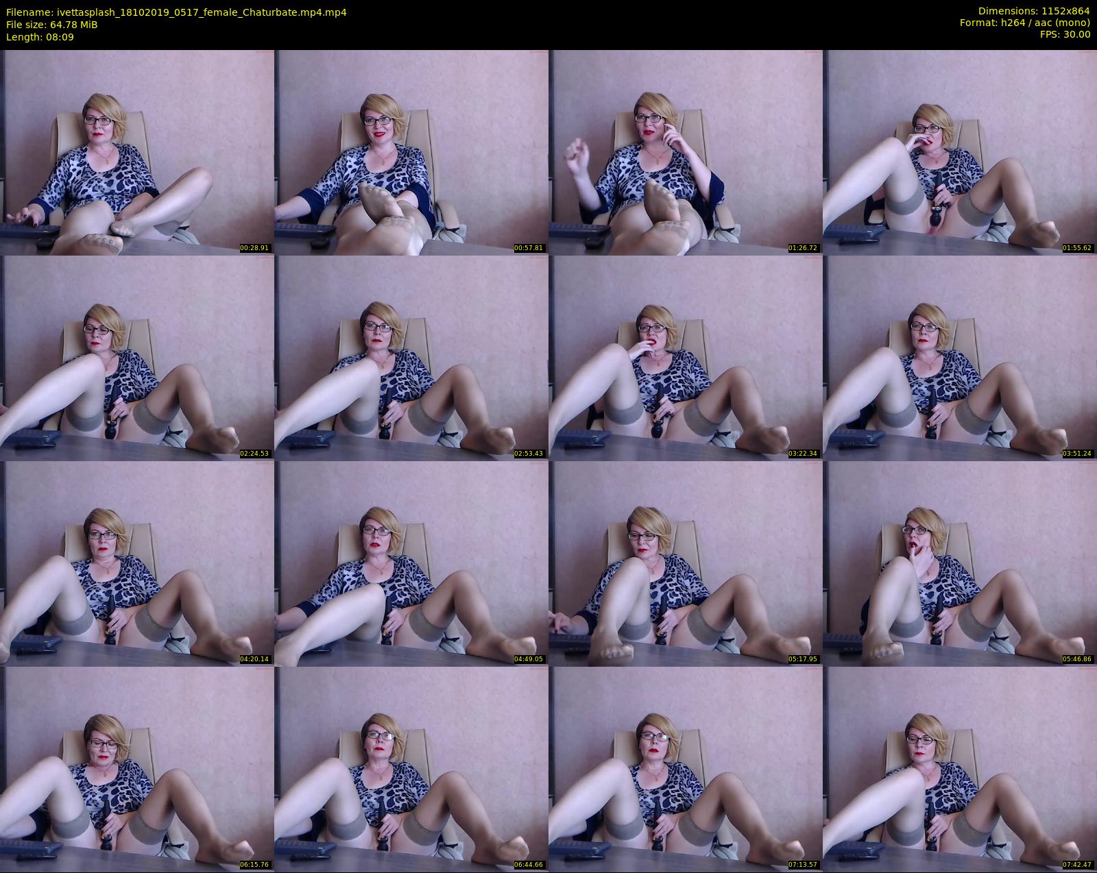 ivettasplash — 9 minute Chaturbate female cam show recording, 720p, Oct 18, 2019