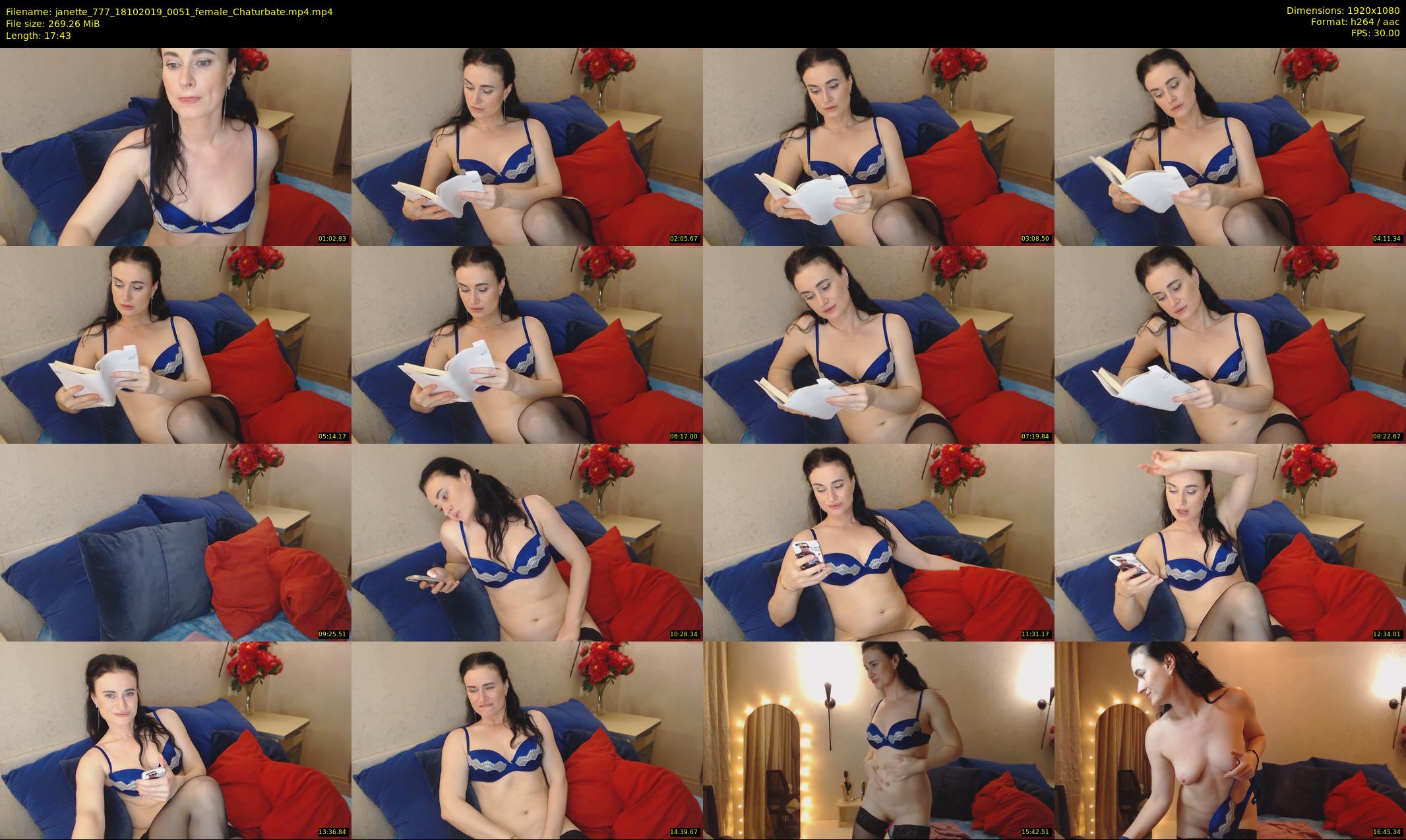 janette_777 — 18 minute Chaturbate female cam show recording, 1080p, Oct 18, 2019