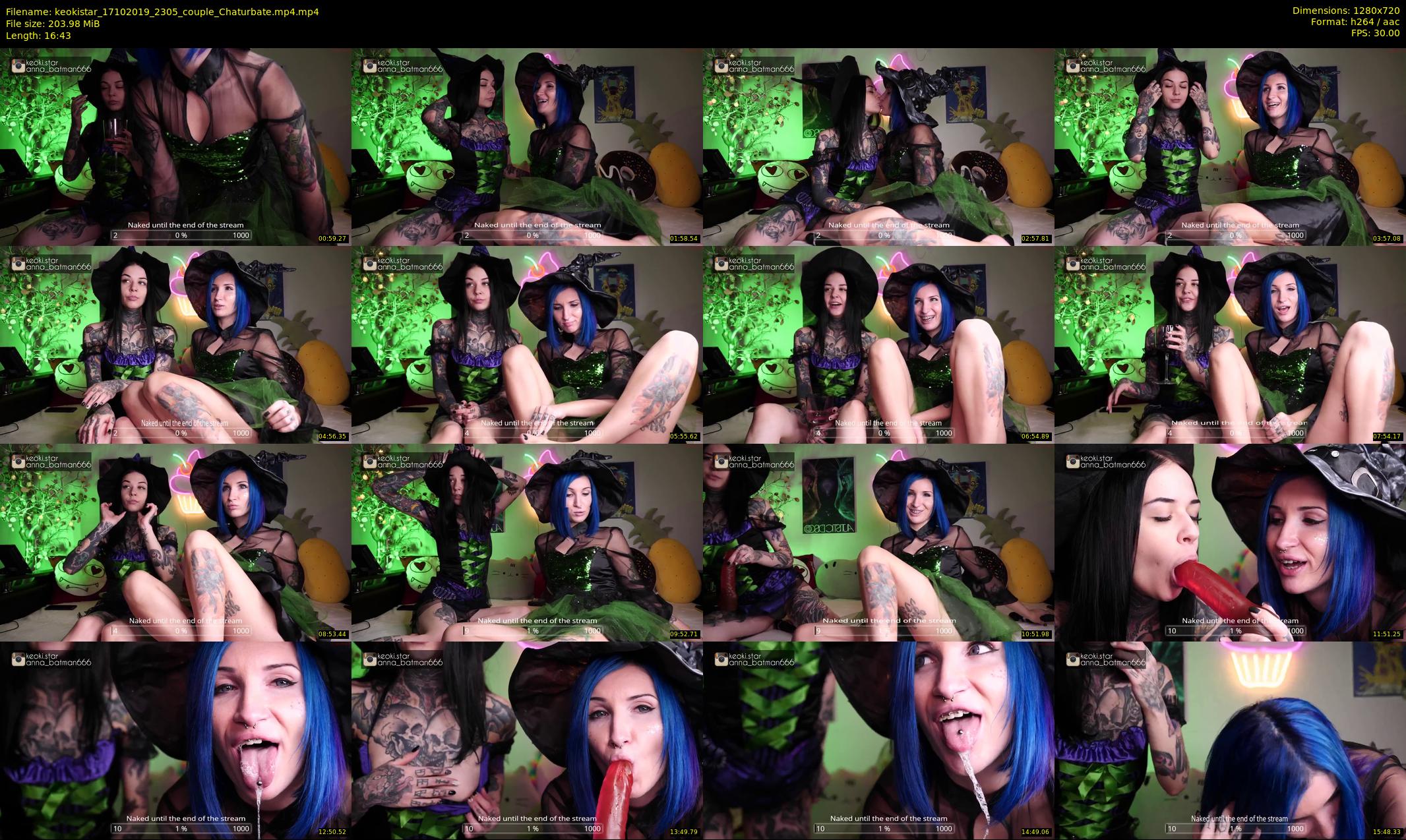 keokistar — 17 minute Chaturbate female cam show recording, 720p, Oct 17, 2019