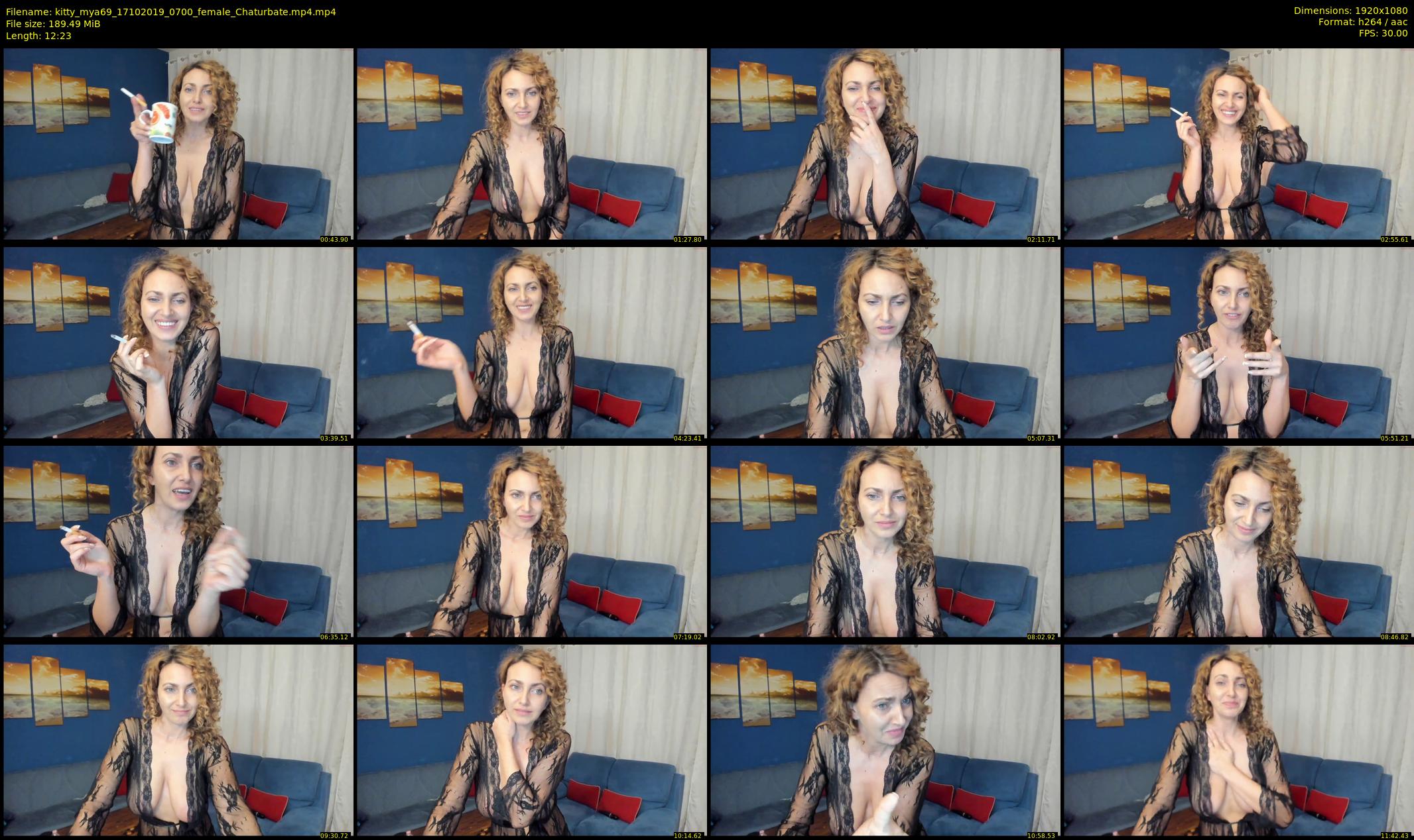 kitty_mya69 — 13 minute Chaturbate female cam show recording, 1080p, Oct 17, 2019