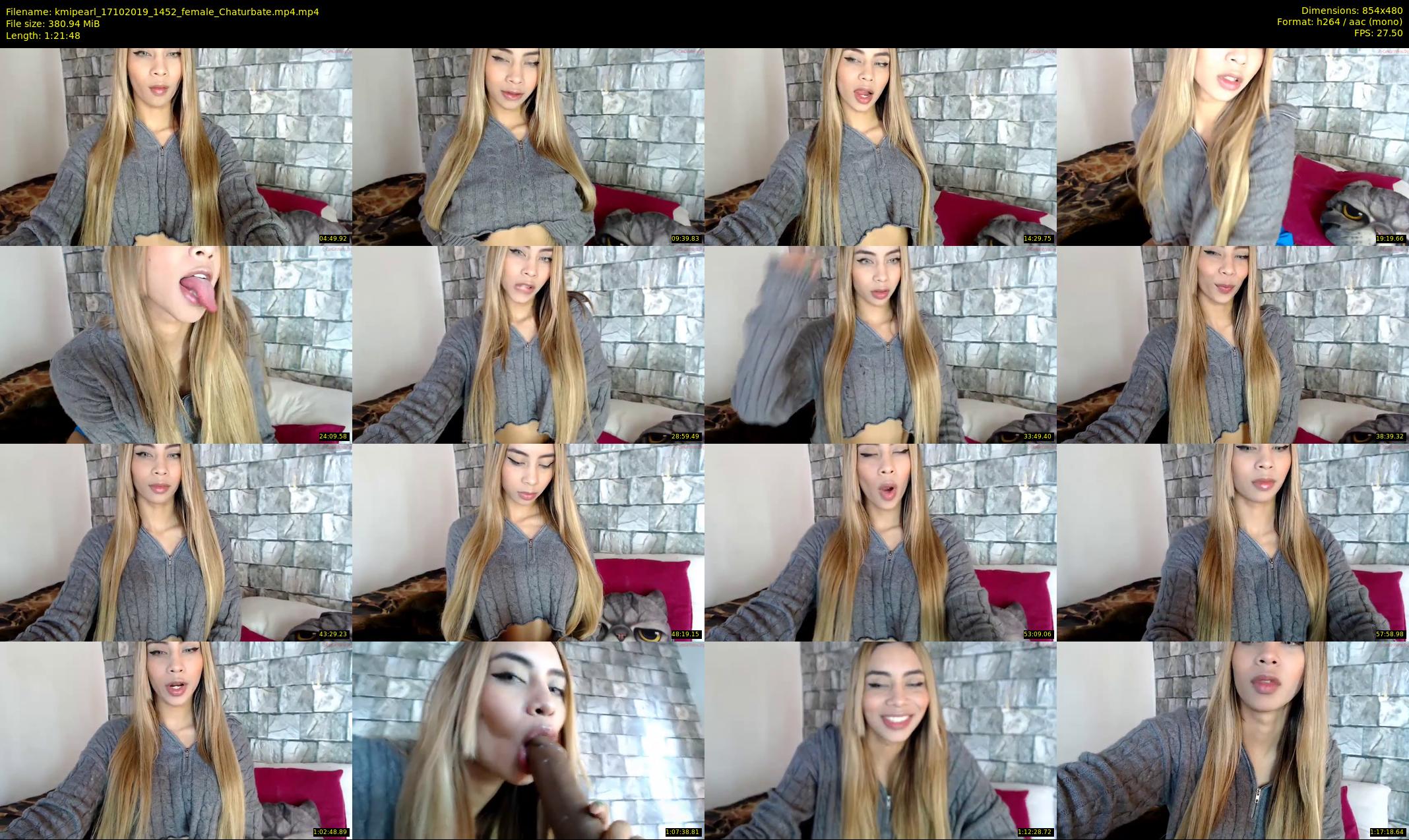 kmipearl — 82 minute Chaturbate female cam show recording, 480p, Oct 17, 2019