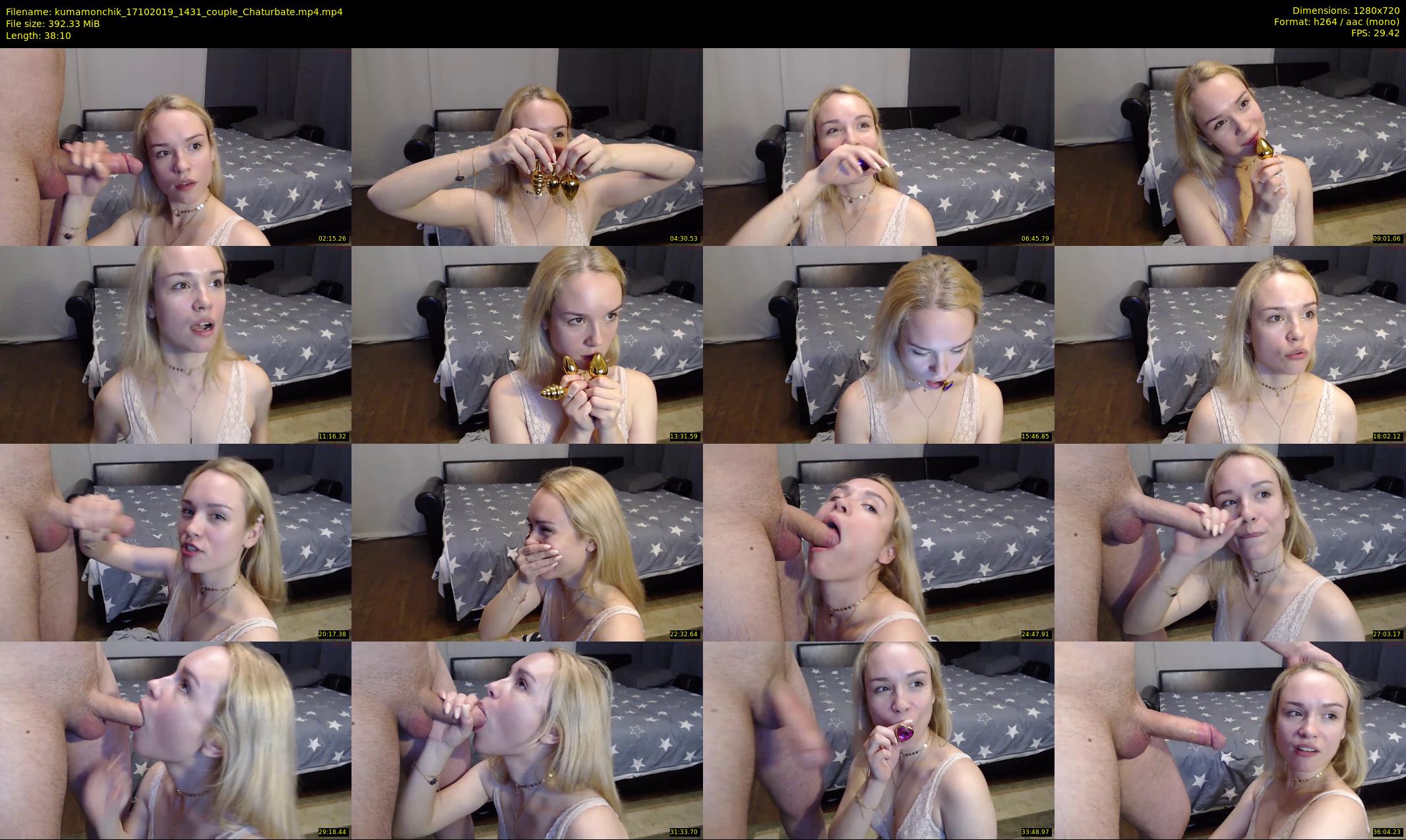 kumamonchik — 39 minute Chaturbate couple cam show recording, 720p, Oct 17, 2019