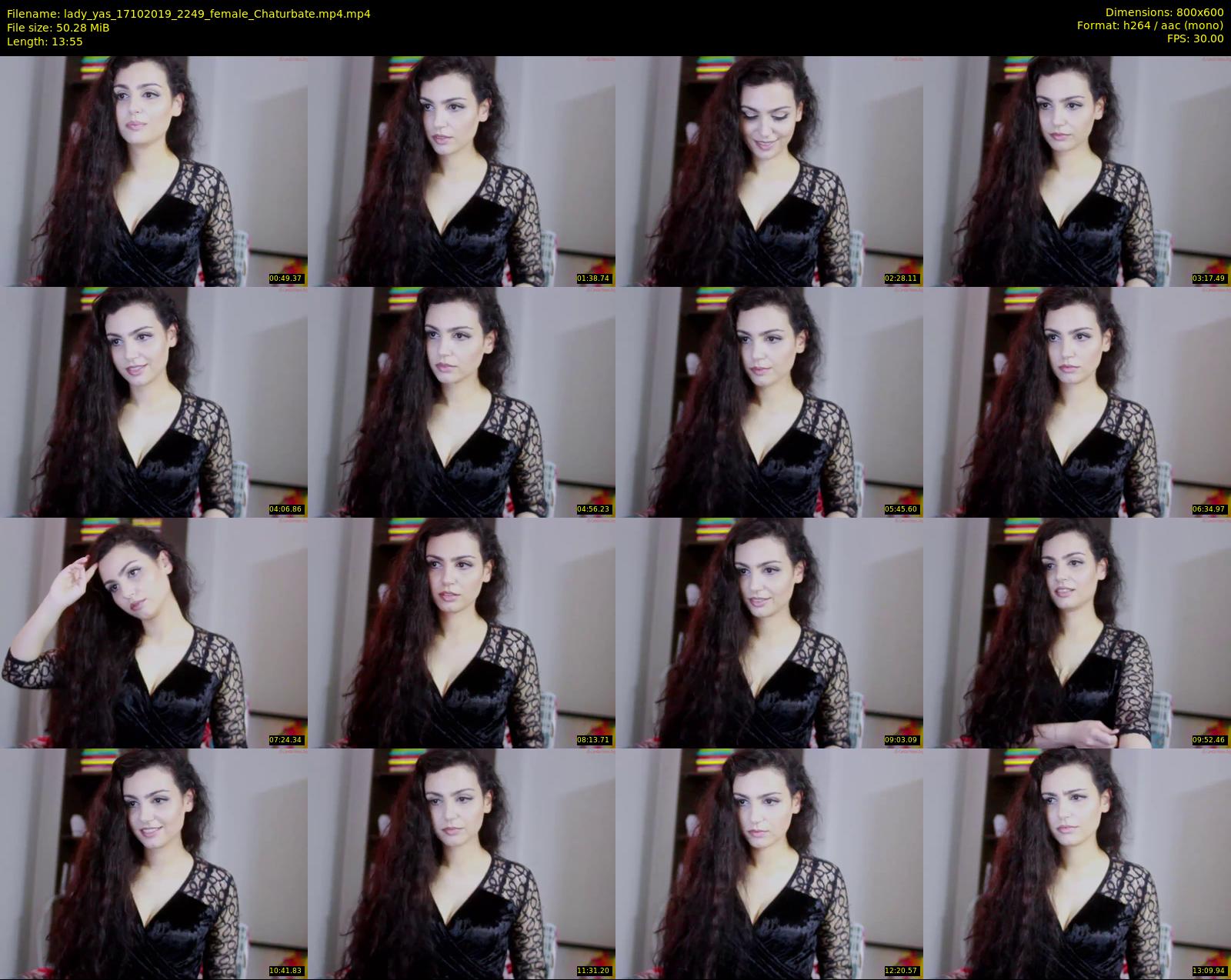 lady_yas — 14 minute Chaturbate female cam show recording, 480p, Oct 17, 2019