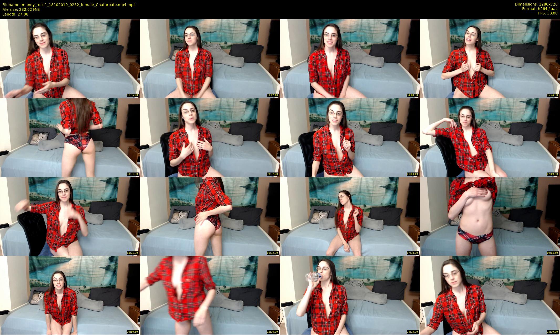 mandy_rose1 — 28 minute Chaturbate female cam show recording, 720p, Oct 18, 2019