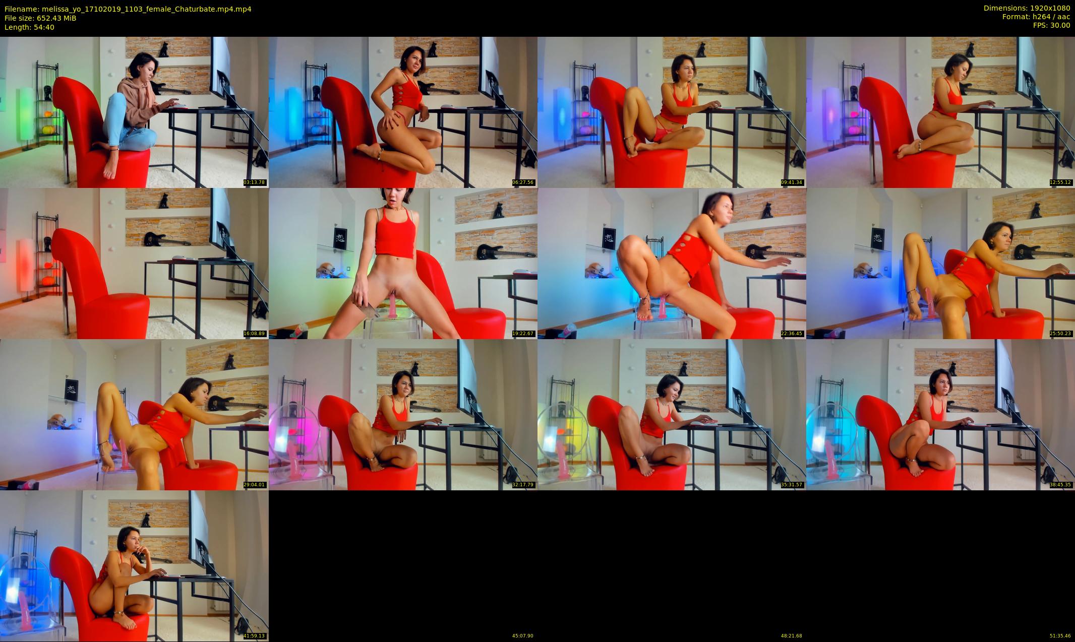 melissa_yo — 55 minute Chaturbate female cam show recording, 1080p, Oct 17, 2019