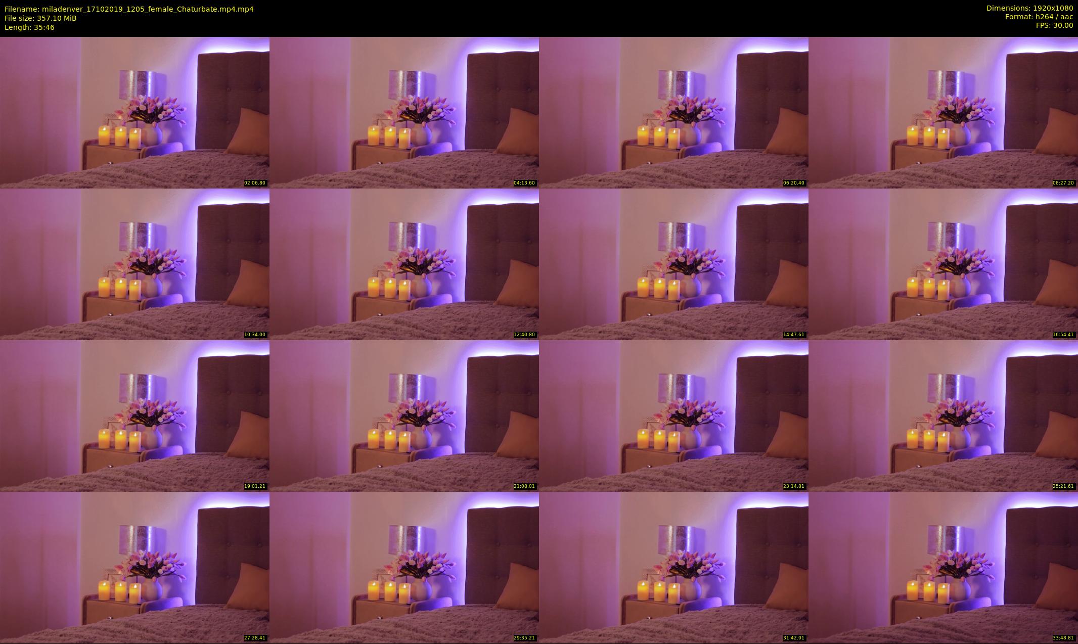 miladenver — 36 minute Chaturbate female cam show recording, 1080p, Oct 17, 2019