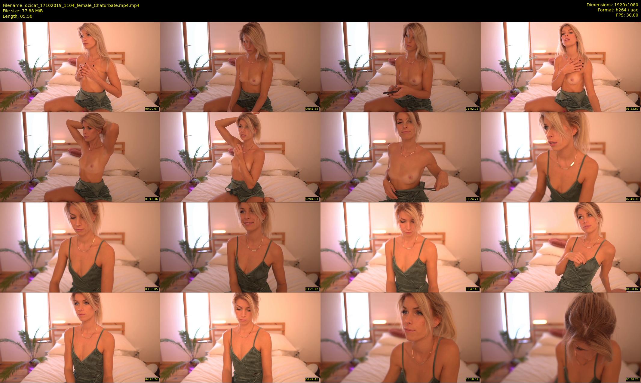 ocicat — 6 minute Chaturbate female cam show recording, 1080p, Oct 17, 2019