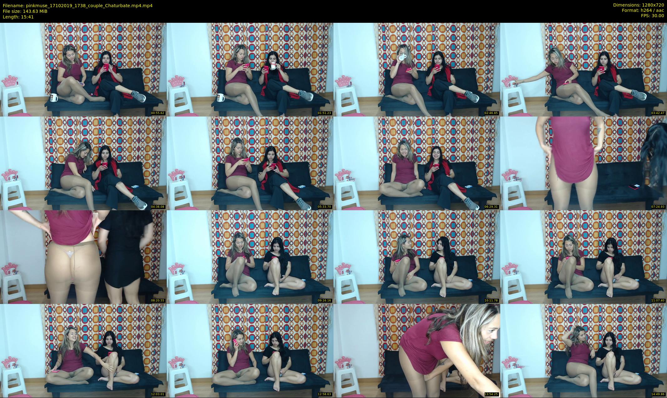 pinkmuse — 16 minute Chaturbate couple cam show recording, 720p, Oct 17, 2019