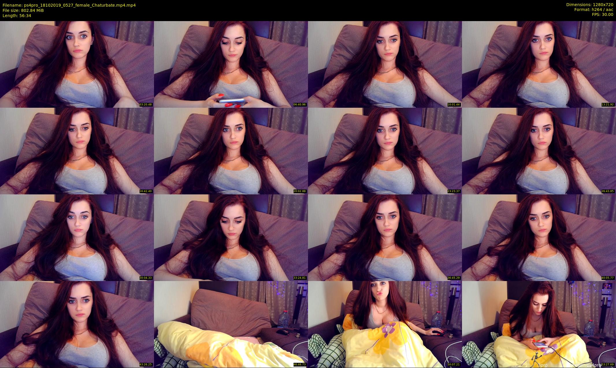 ps4pro — 57 minute Chaturbate female cam show recording, 720p, Oct 18, 2019