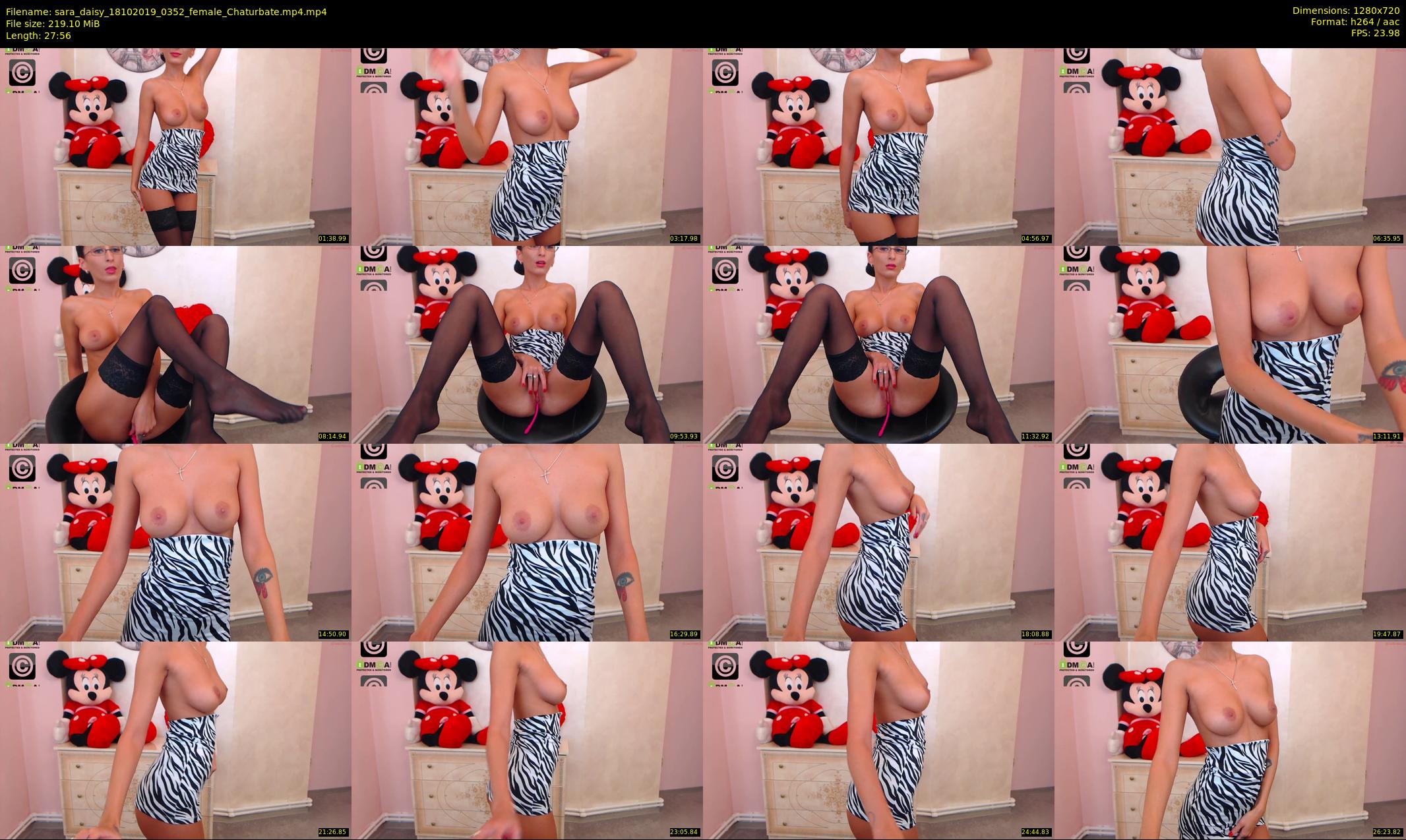 sara_daisy — 28 minute Chaturbate female cam show recording, 720p, Oct 18, 2019