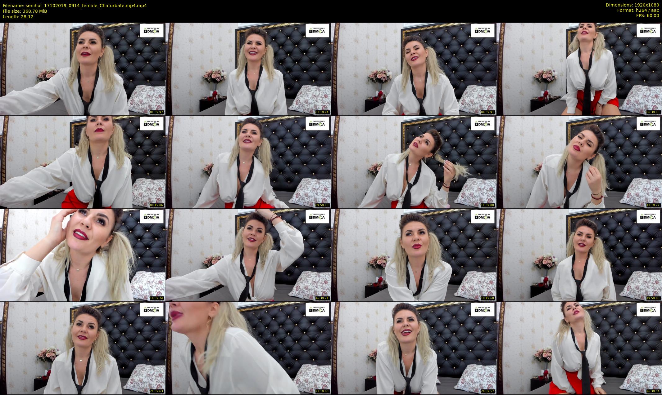 senihot — 29 minute Chaturbate female cam show recording, 1080p, Oct 17, 2019