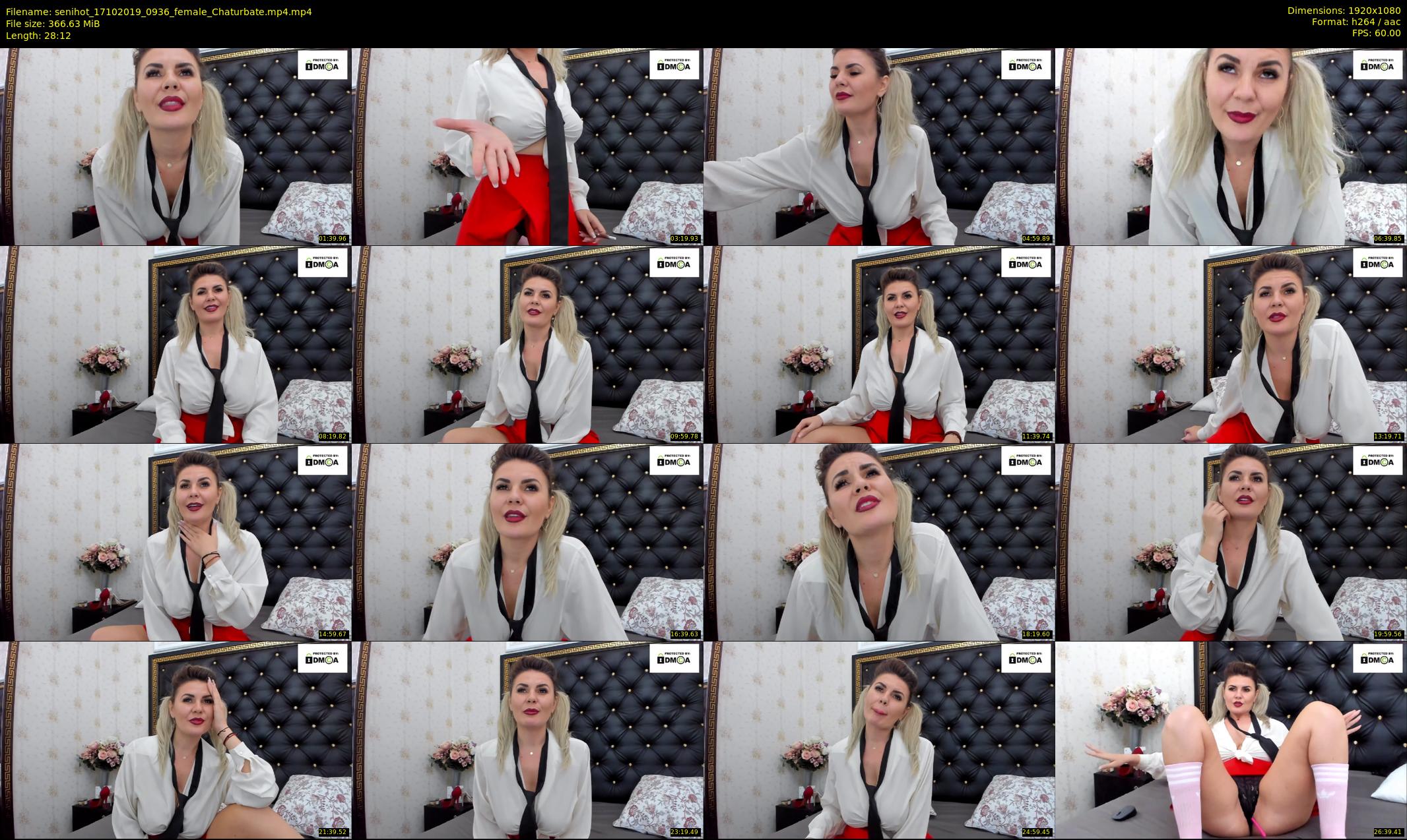 senihot — 29 minute Chaturbate female cam show recording, 1080p, Oct 17, 2019