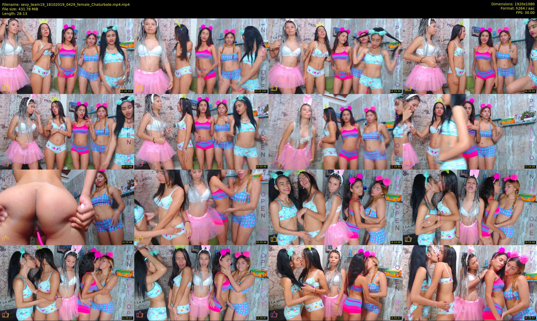 sexy_team19 — 29 minute Chaturbate female cam show recording, 1080p, Oct 18, 2019