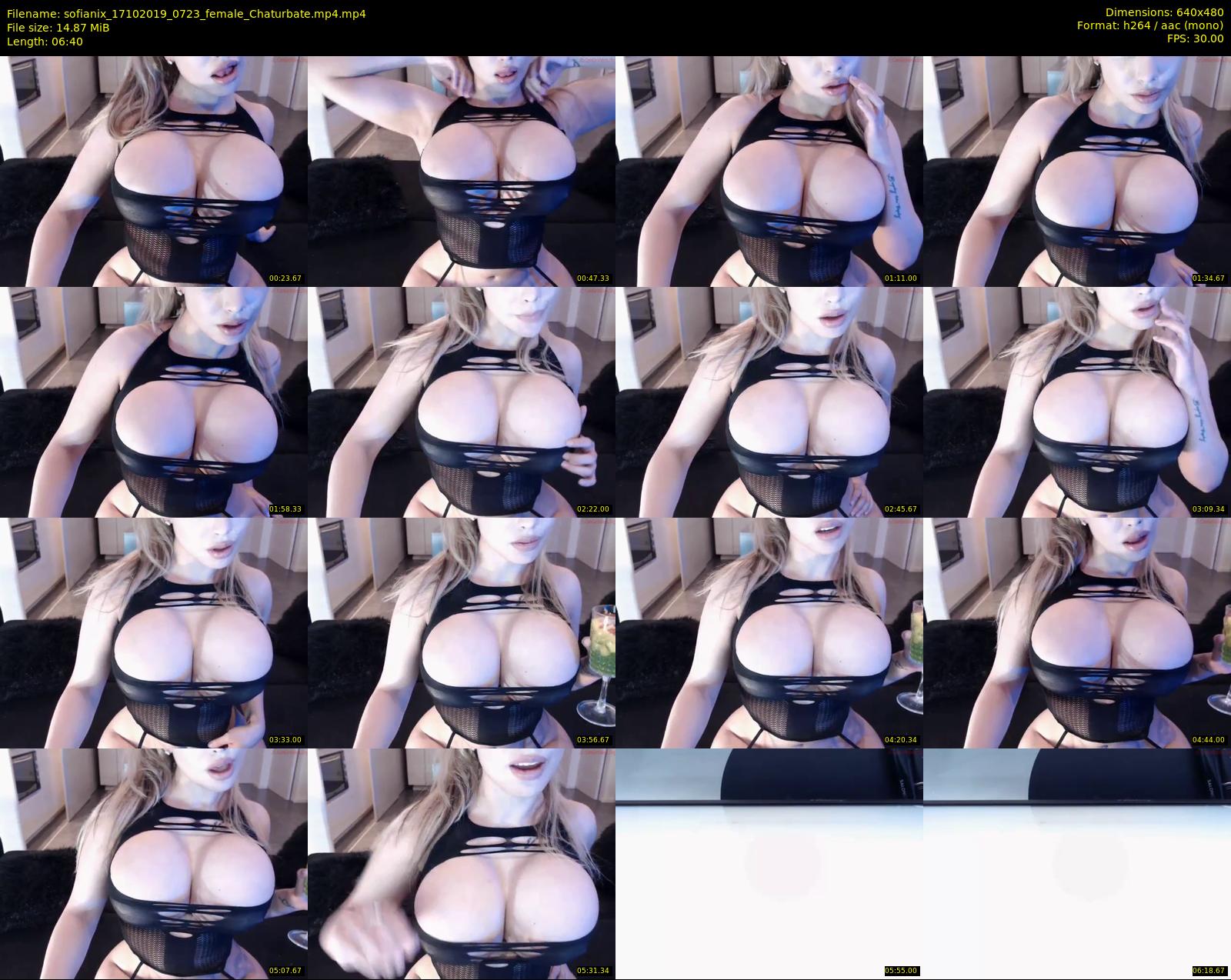 sofianix — 7 minute Chaturbate female cam show recording, 480p, Oct 17, 2019