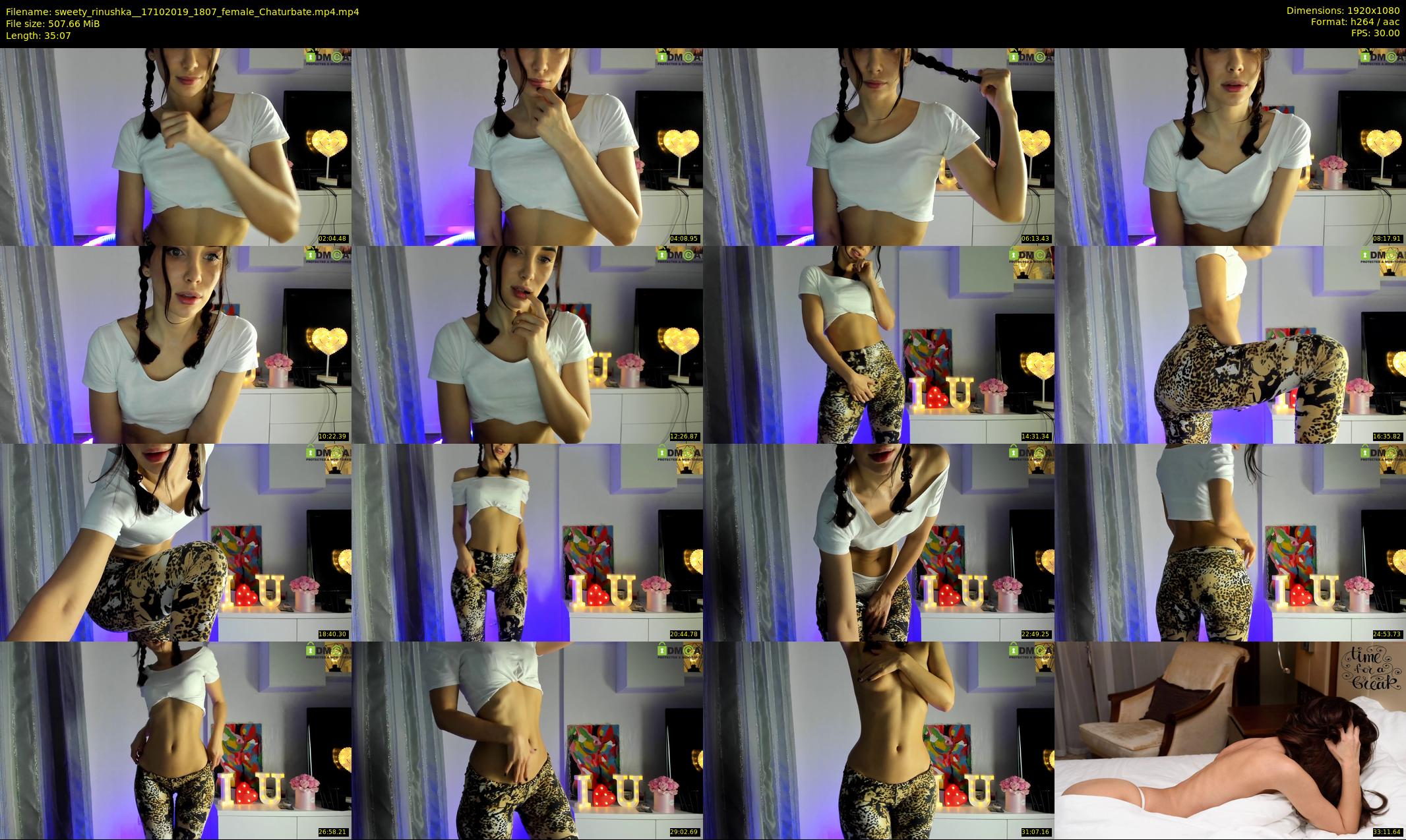 sweety_rinushka_ — 36 minute Chaturbate female cam show recording, 1080p, Oct 17, 2019