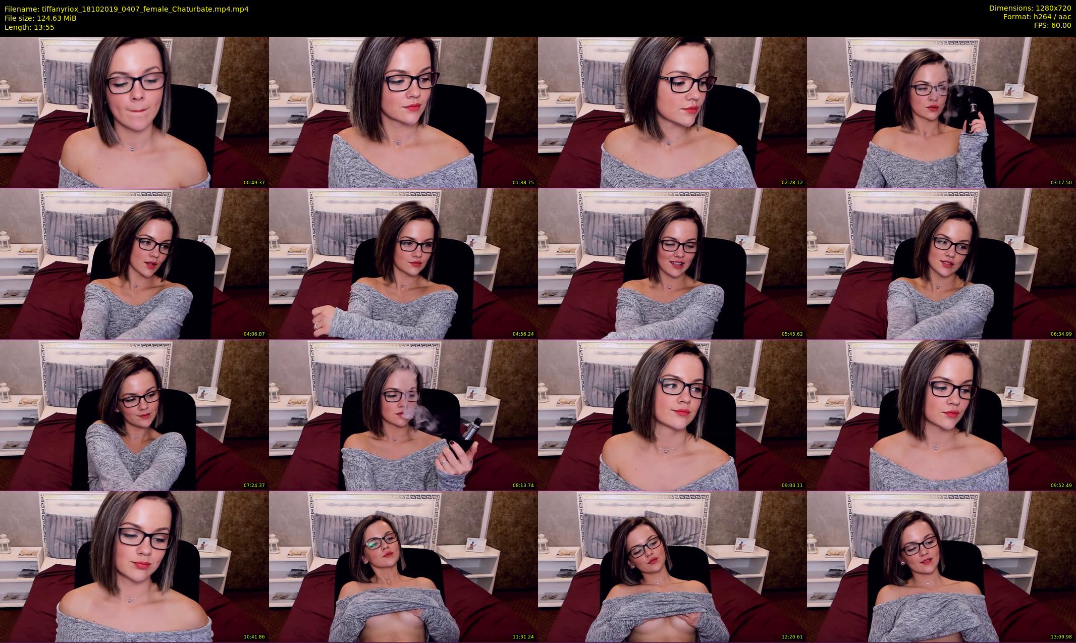 tiffanyriox — 14 minute Chaturbate female cam show recording, 720p, Oct 18, 2019