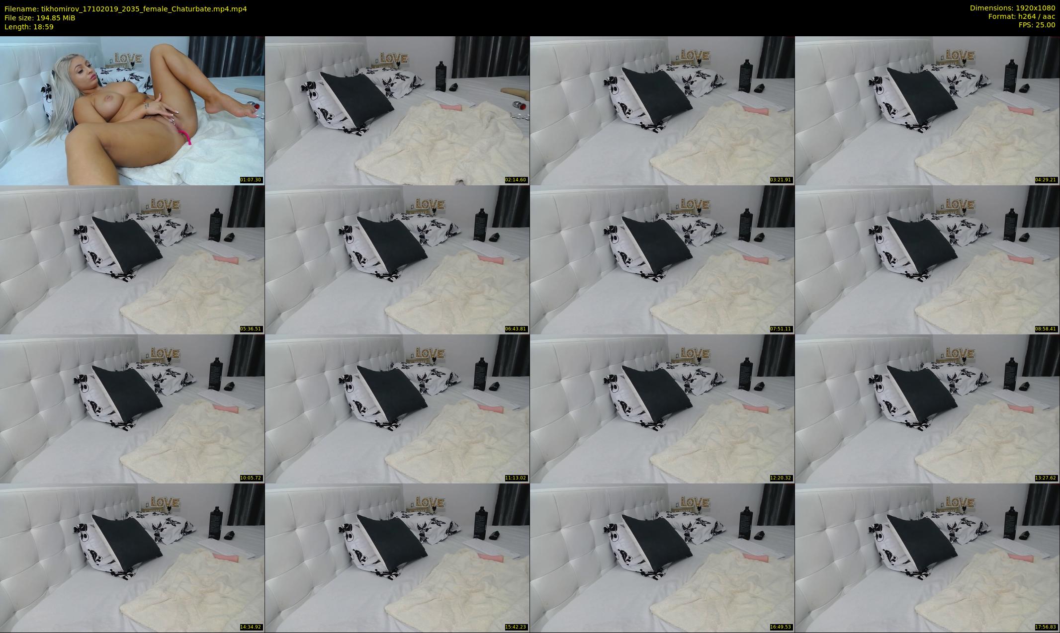 tikhomirov — 19 minute Chaturbate female cam show recording, 1080p, Oct 17, 2019