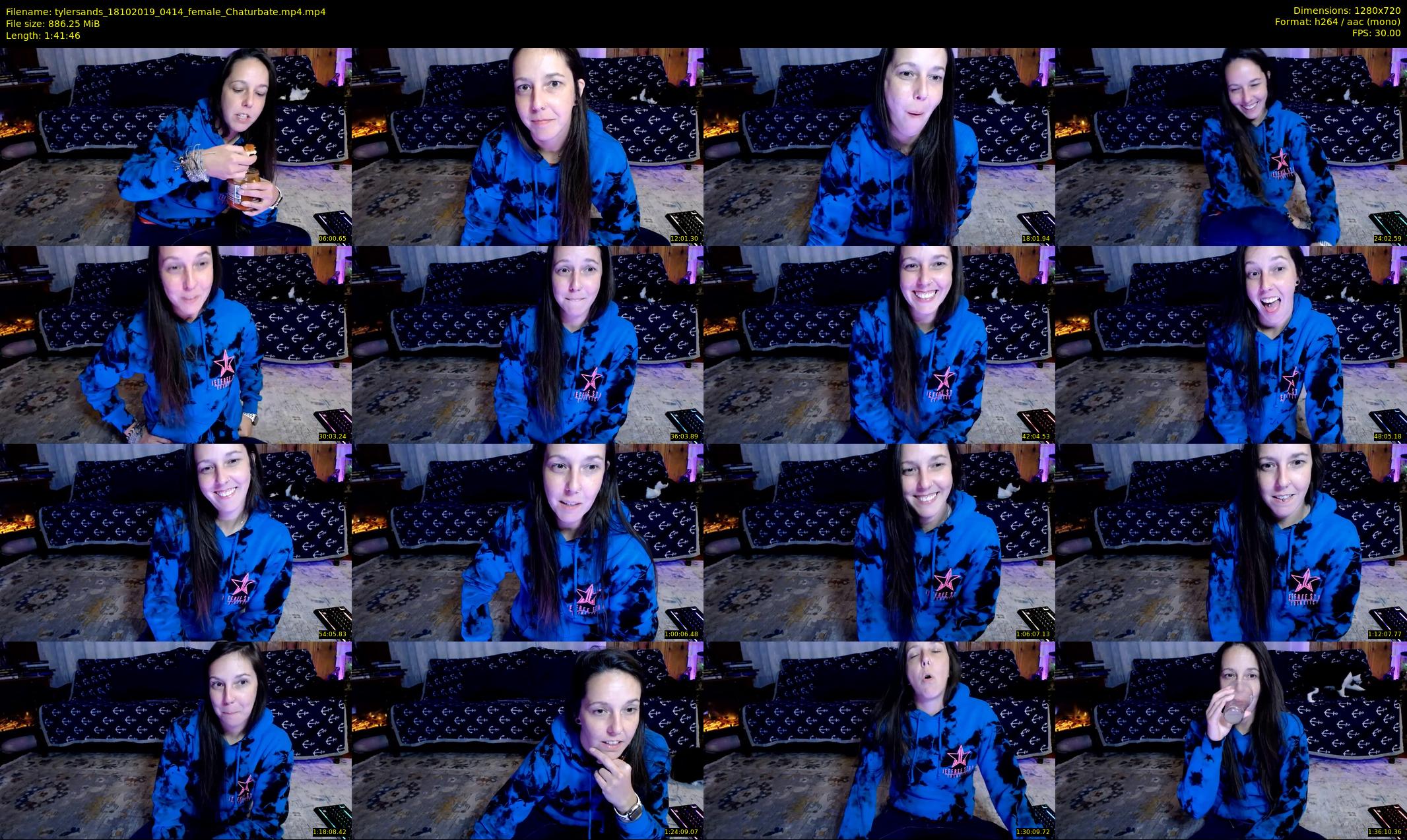tylersands — 102 minute Chaturbate female cam show recording, 720p, Oct 18, 2019