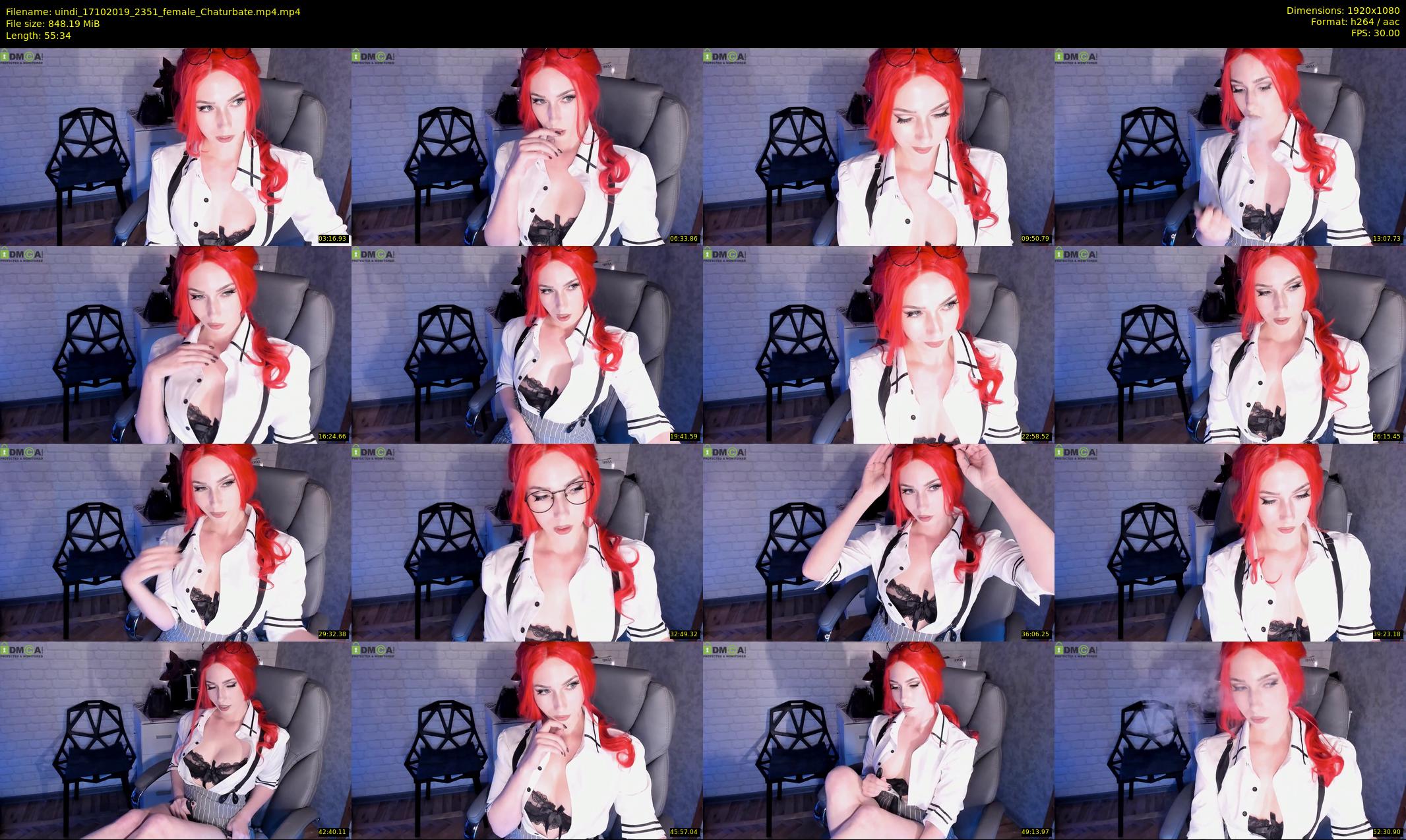 uindi — 56 minute Chaturbate female cam show recording, 1080p, Oct 17, 2019