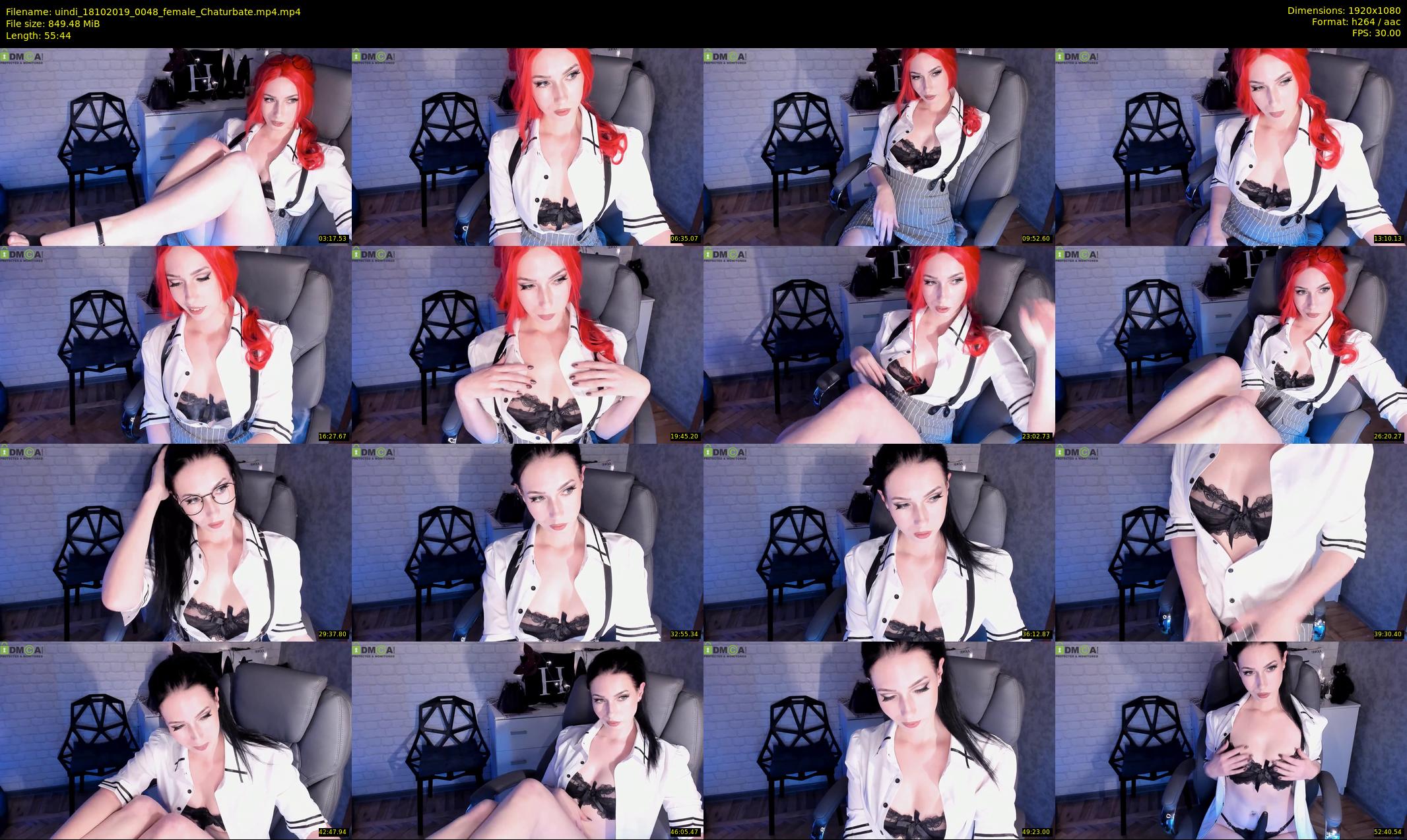 uindi — 56 minute Chaturbate female cam show recording, 1080p, Oct 18, 2019