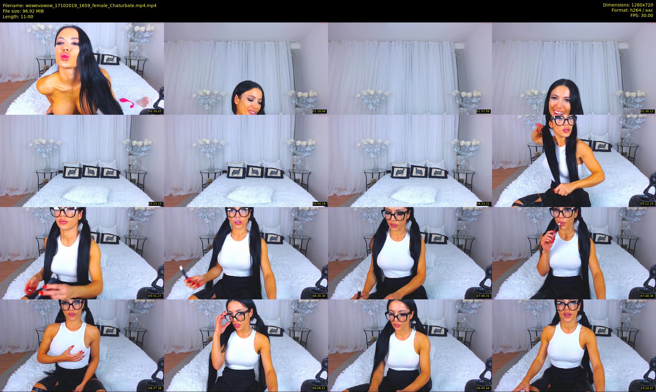 wowevawow — 11 minute Chaturbate female cam show recording, 720p, Oct 17, 2019