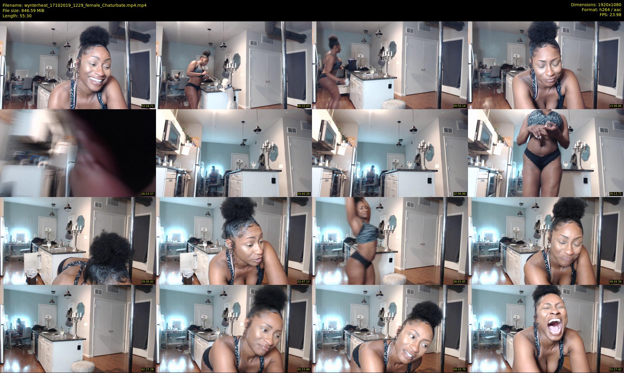 wynterheat — 56 minute Chaturbate female cam show recording, 1080p, Oct 17, 2019