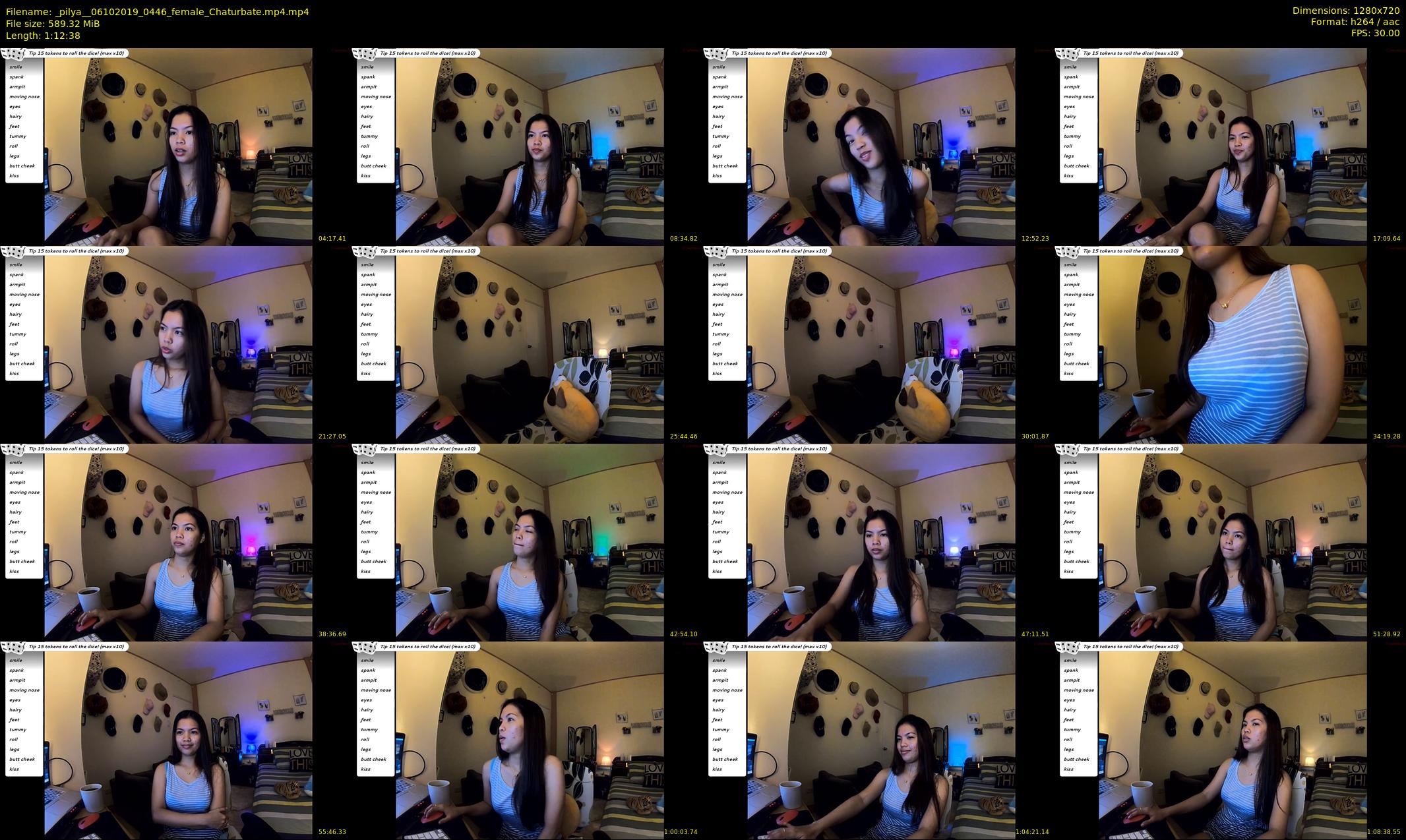 _pilya_ — 73 minute Chaturbate female cam show recording, 720p, Oct 6, 2019