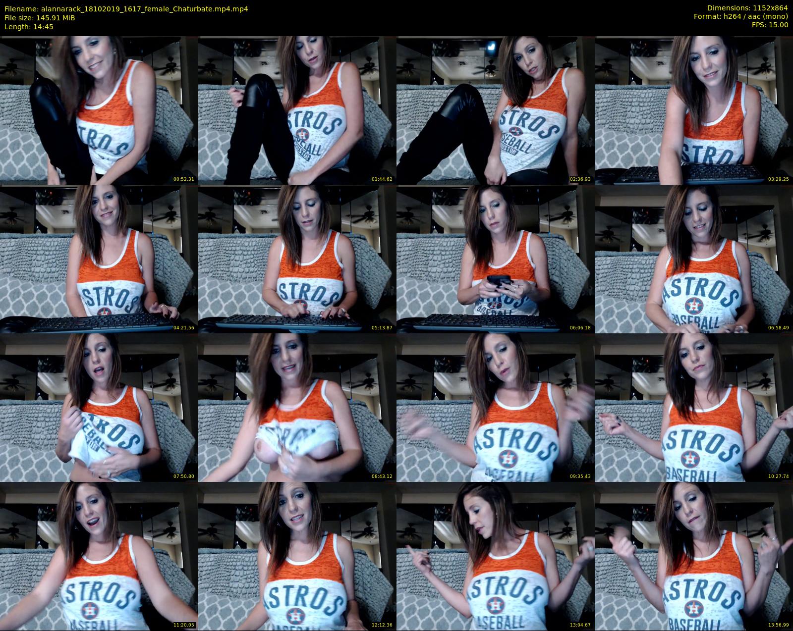 alannarack — 15 minute Chaturbate female cam show recording, 720p, Oct 18, 2019