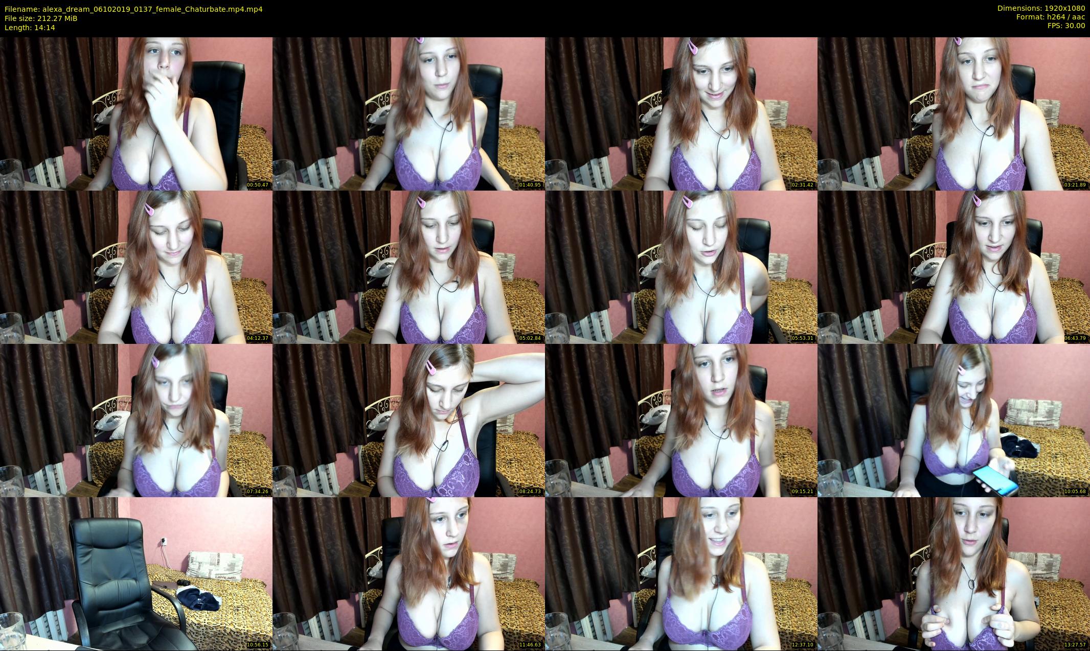 alexa_dream — 15 minute Chaturbate female cam show recording, 1080p, Oct 6, 2019