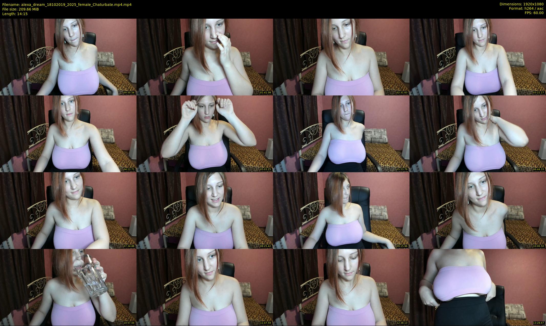 alexa_dream — 15 minute Chaturbate female cam show recording, 1080p, Oct 18, 2019