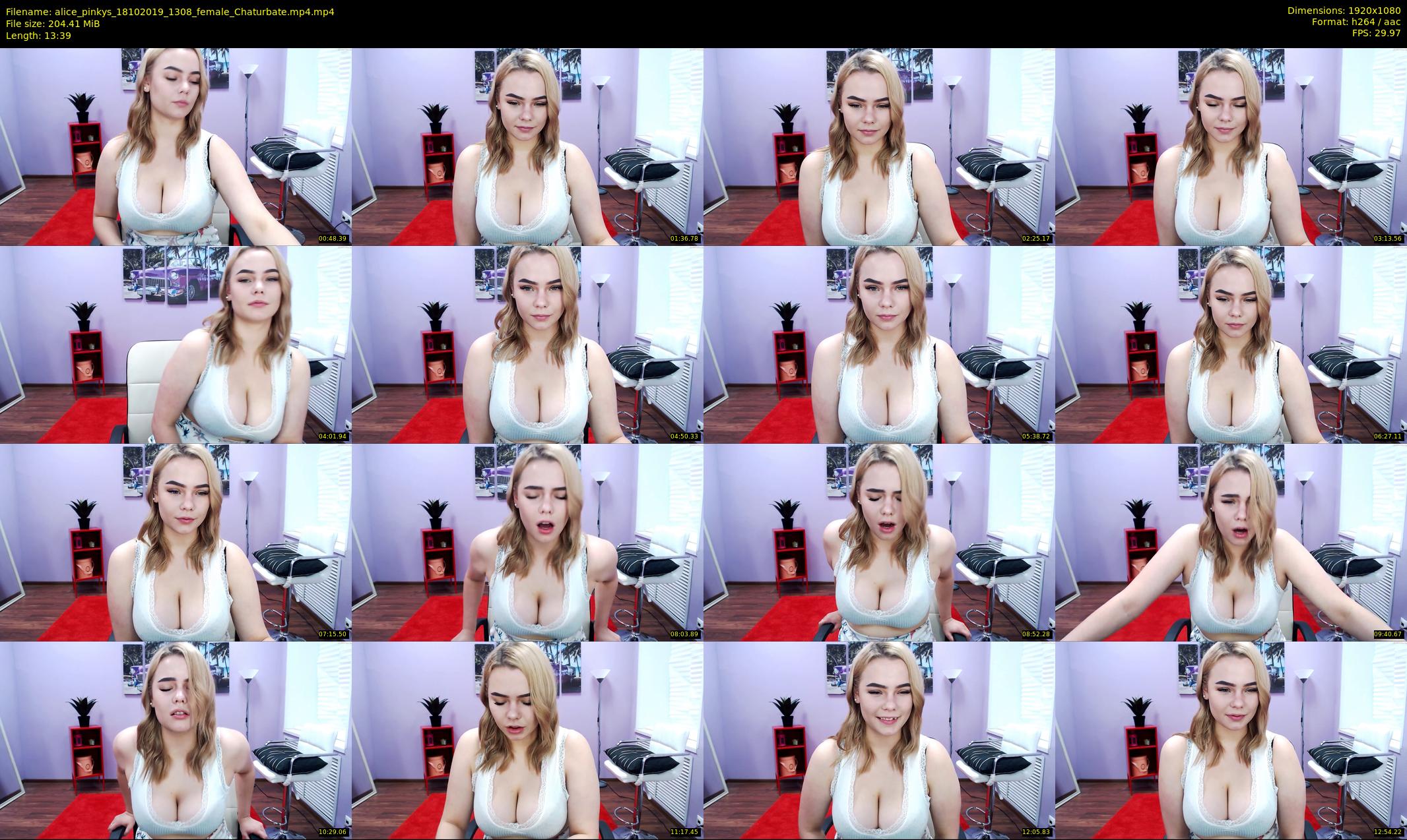 alice_pinkys — 14 minute Chaturbate female cam show recording, 1080p, Oct 18, 2019
