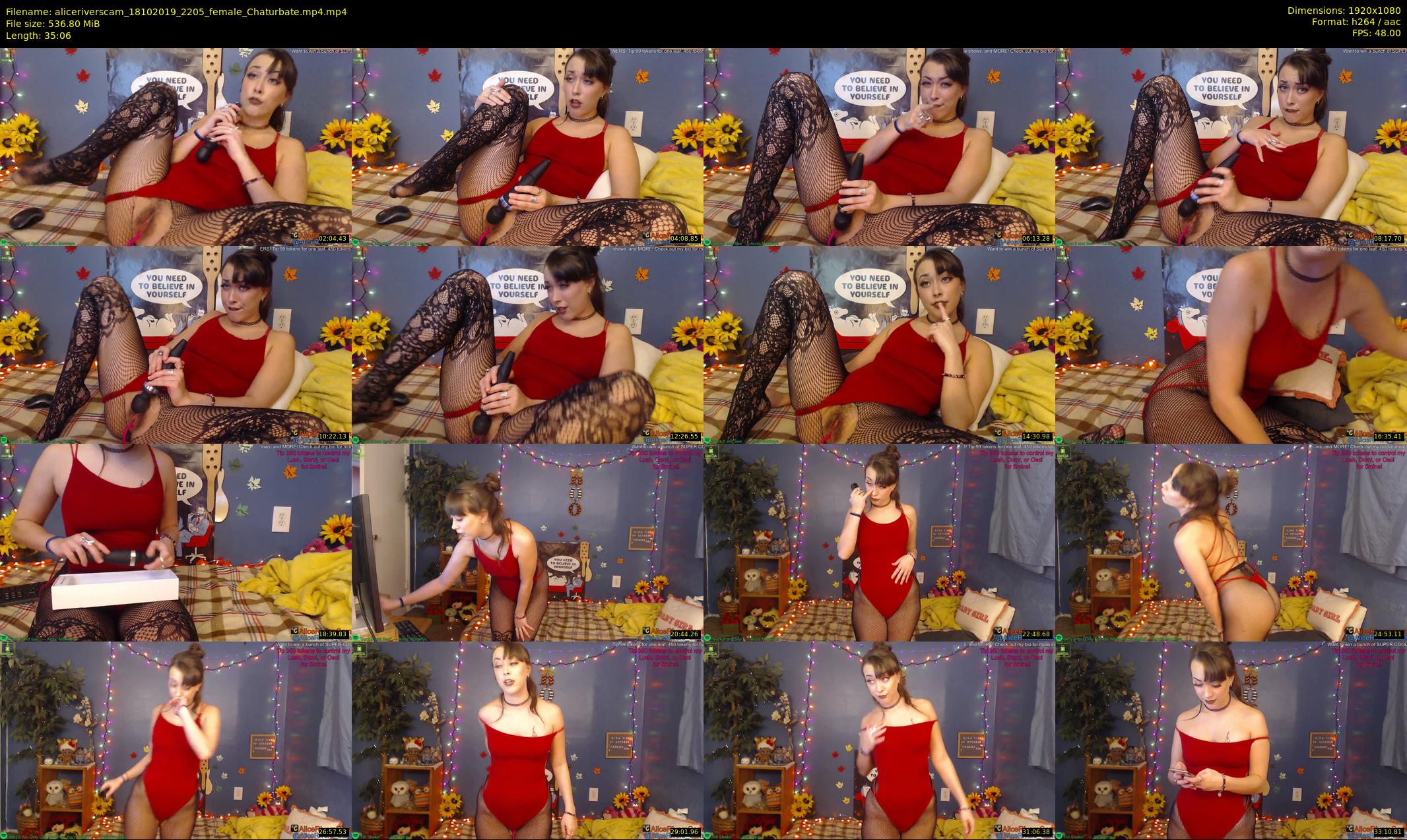 aliceriverscam — 36 minute Chaturbate female cam show recording, 1080p, Oct 18, 2019