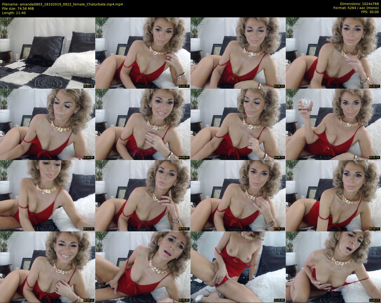 amanda0803 — 12 minute Chaturbate female cam show recording, 720p, Oct 18, 2019