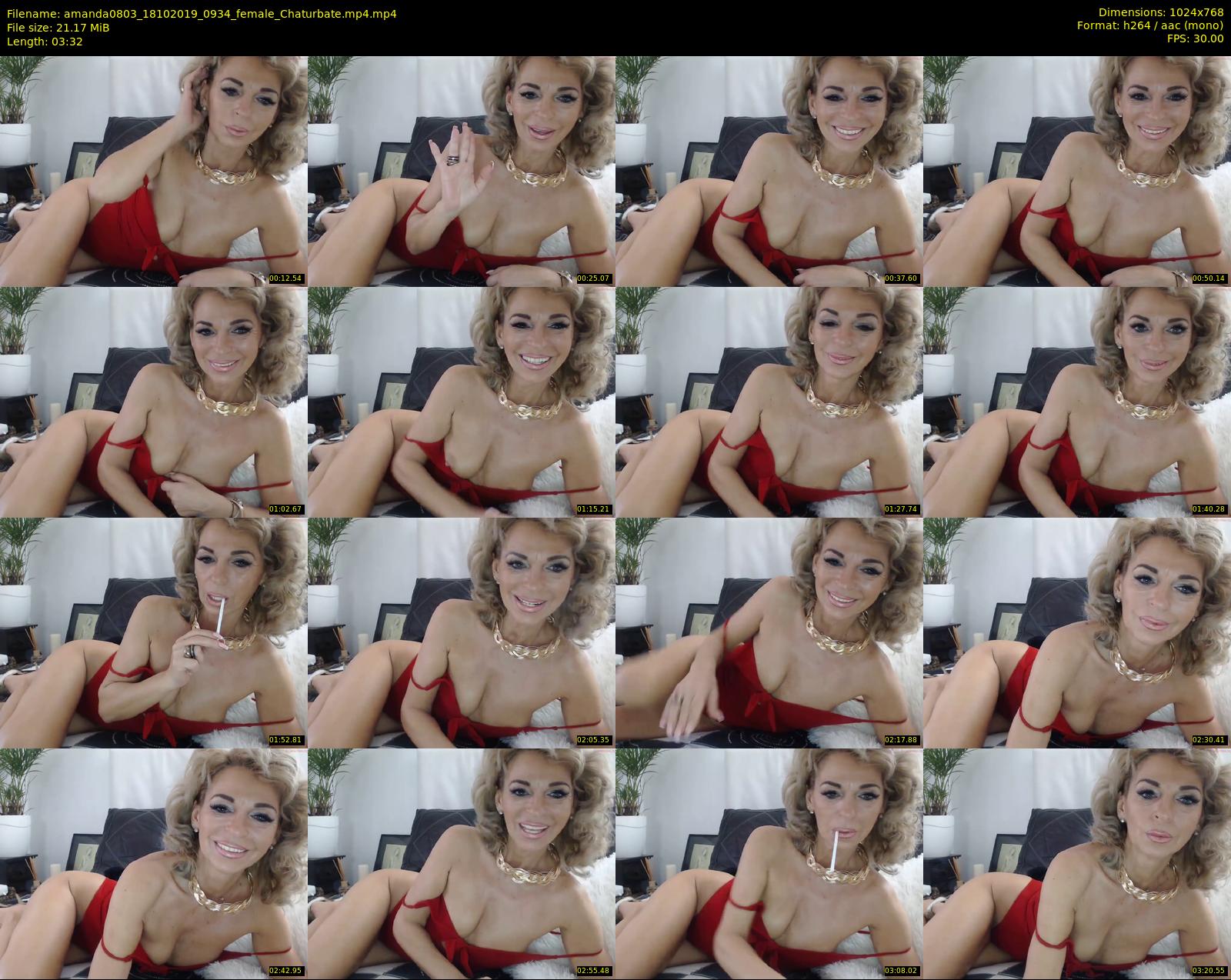 amanda0803 — 4 minute Chaturbate female cam show recording, 720p, Oct 18, 2019