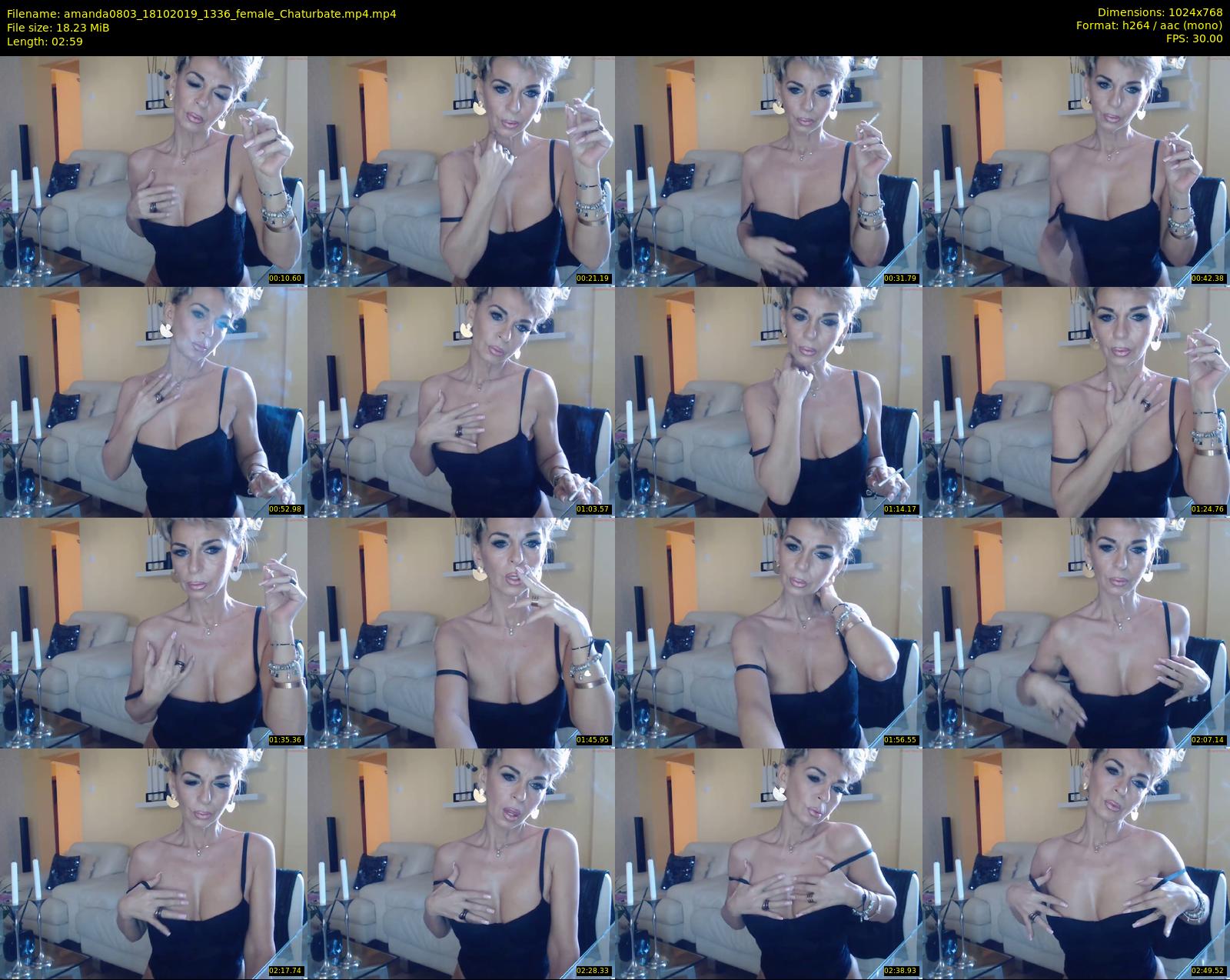 amanda0803 — 3 minute Chaturbate female cam show recording, 720p, Oct 18, 2019