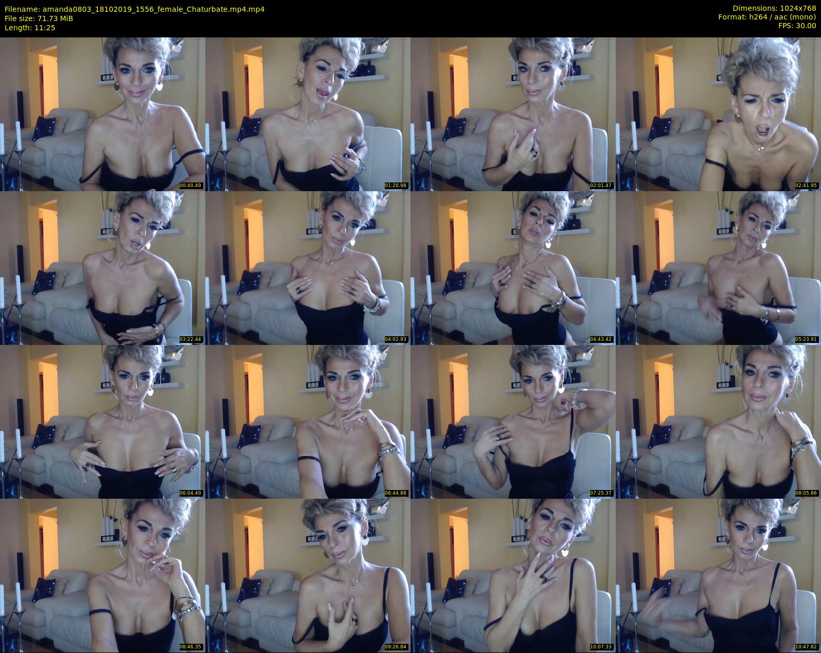 amanda0803 — 12 minute Chaturbate female cam show recording, 720p, Oct 18, 2019
