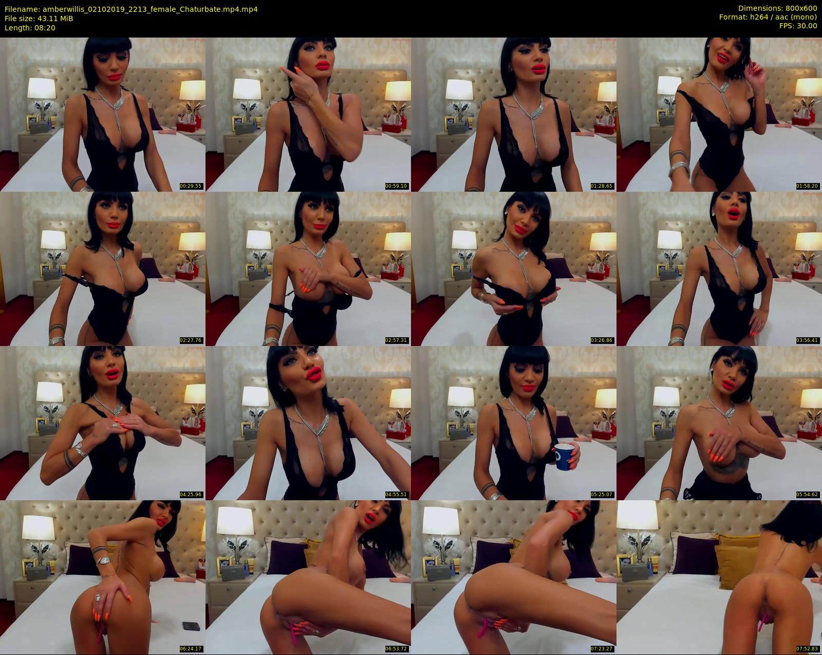 amberwillis — 9 minute Chaturbate female cam show recording, 480p, Oct 2, 2019