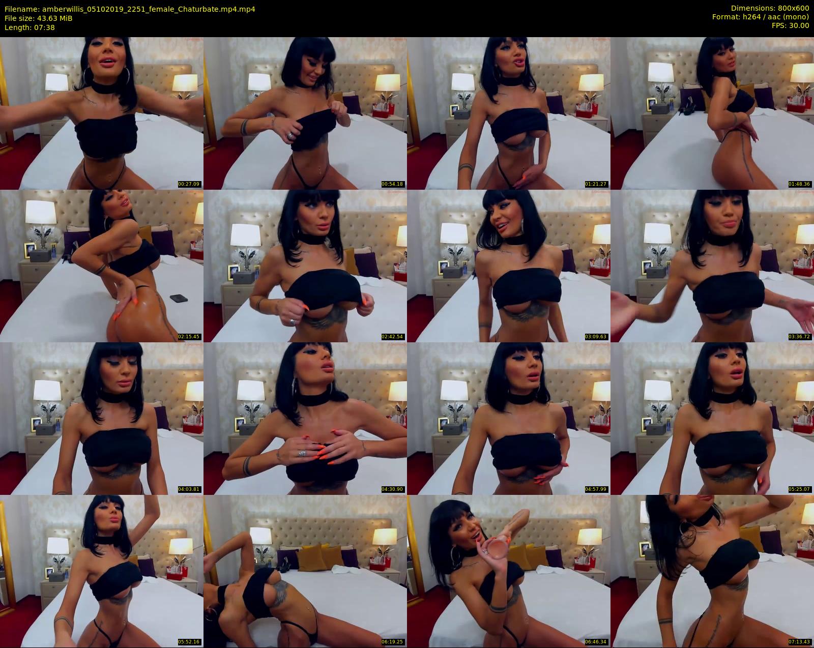 amberwillis — 8 minute Chaturbate female cam show recording, 480p, Oct 5, 2019