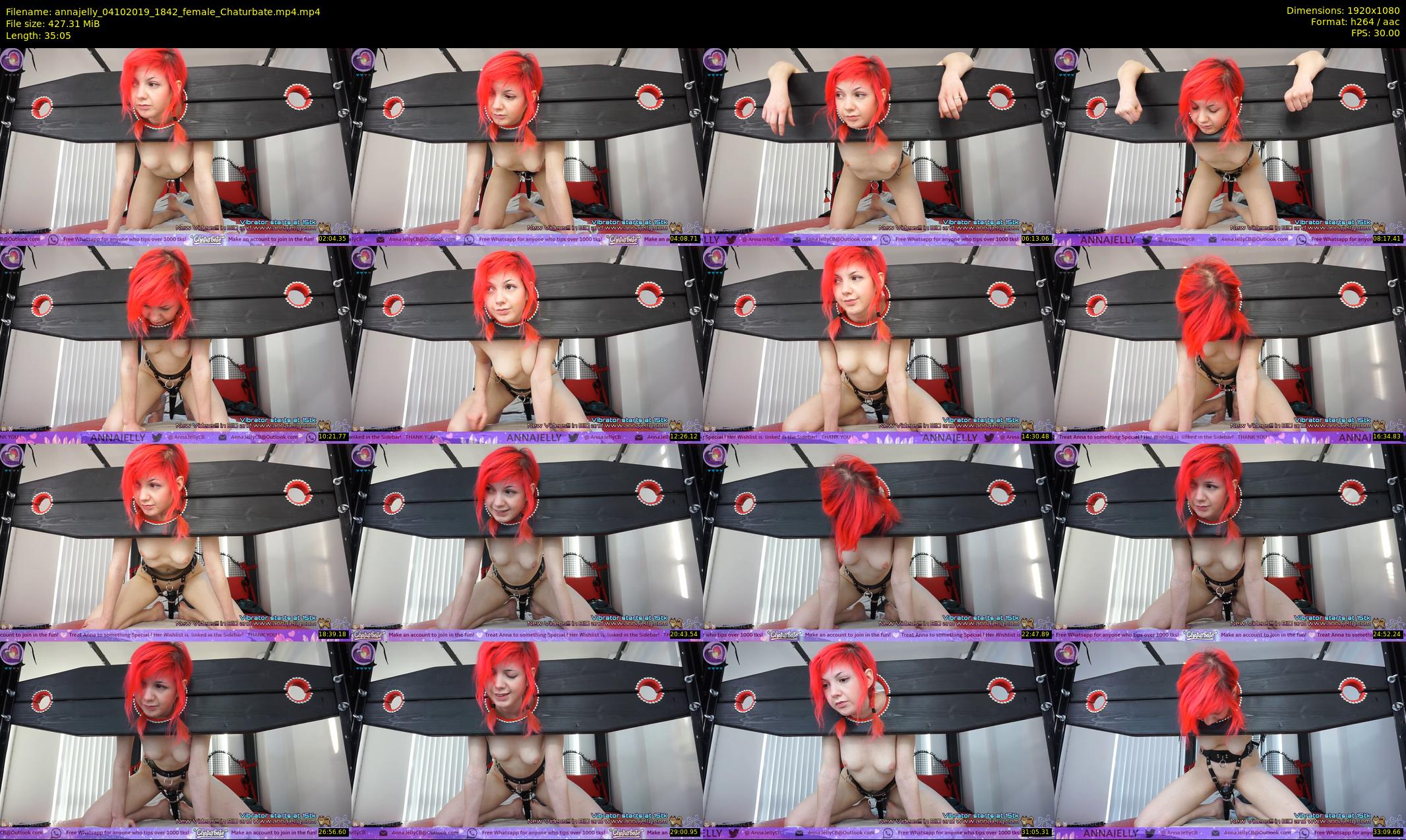 annajelly — 36 minute Chaturbate couple cam show recording, 1080p, Oct 4, 2019