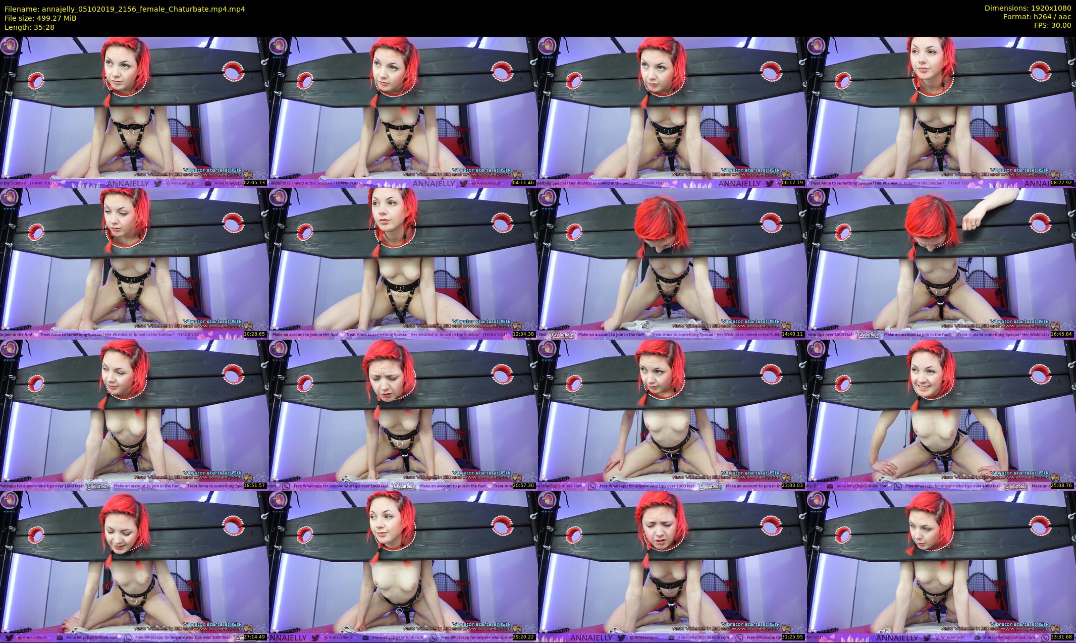 annajelly — 36 minute Chaturbate couple cam show recording, 1080p, Oct 5, 2019