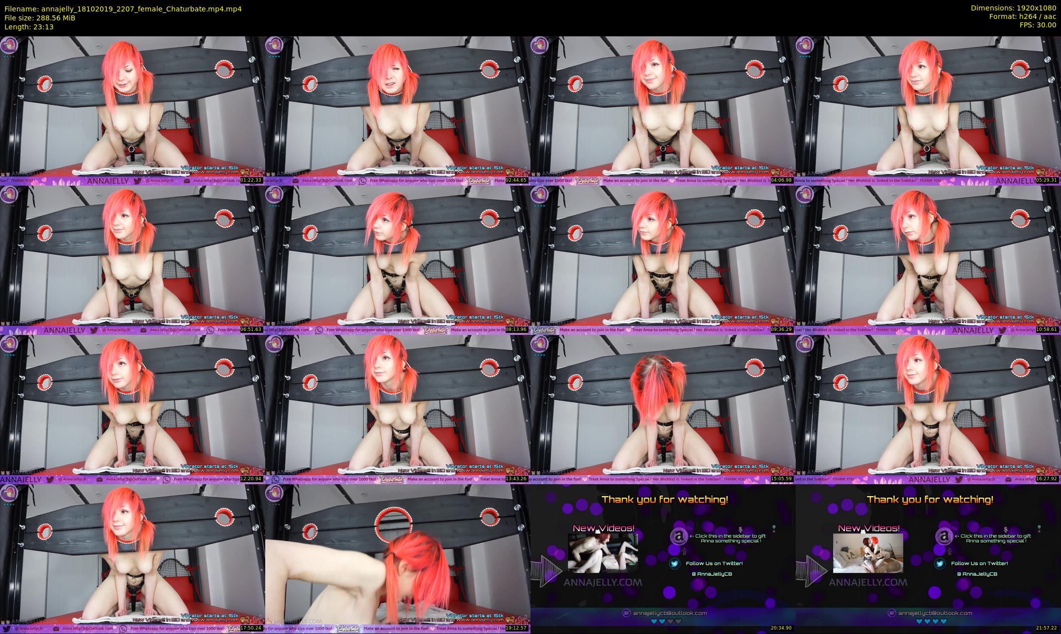 annajelly — 24 minute Chaturbate couple cam show recording, 1080p, Oct 18, 2019
