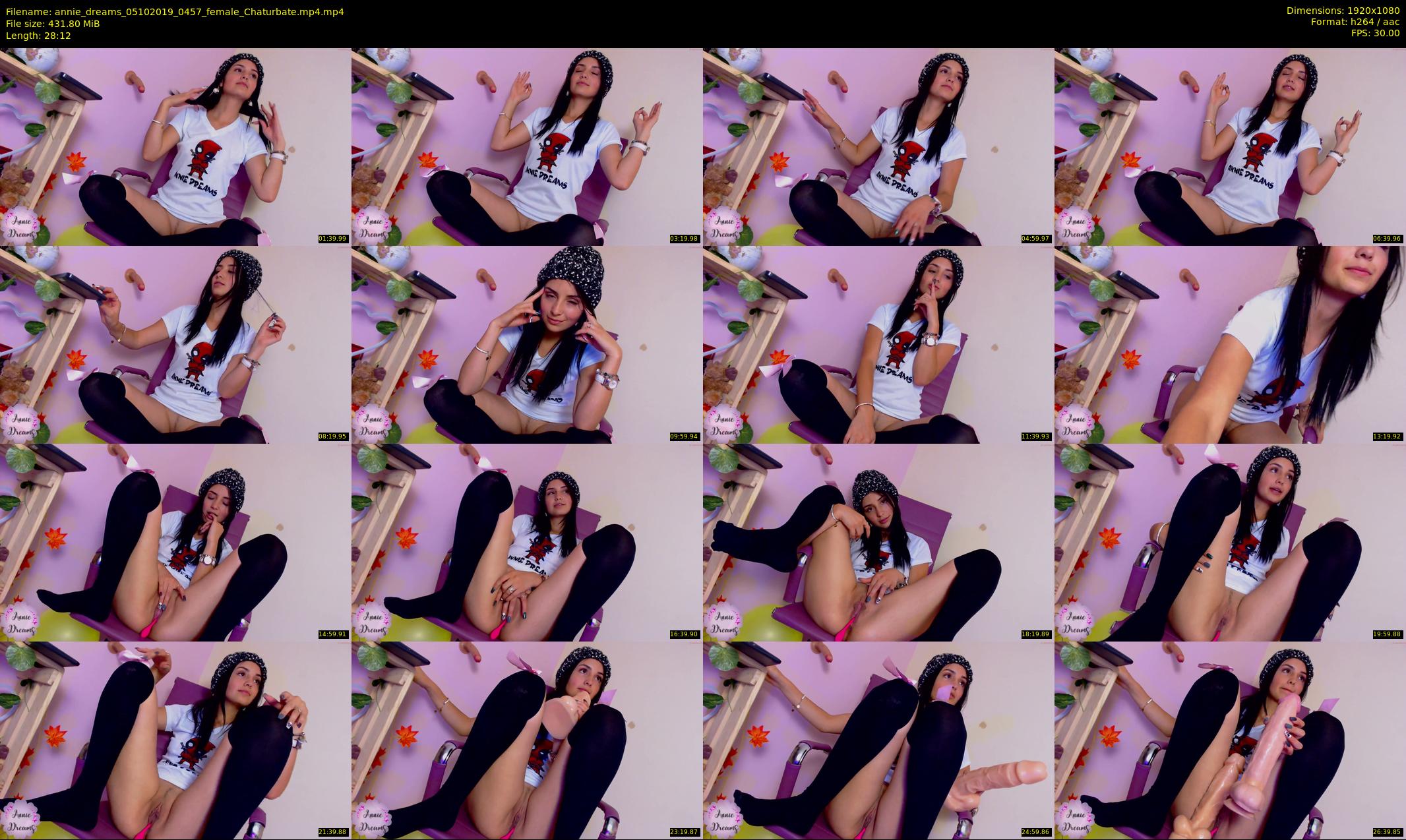 annie_dreams — 29 minute Chaturbate female cam show recording, 1080p, Oct 5, 2019